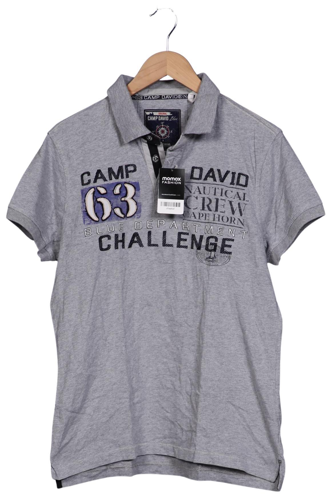 

Camp David Herren Poloshirt, grau, Gr. 52