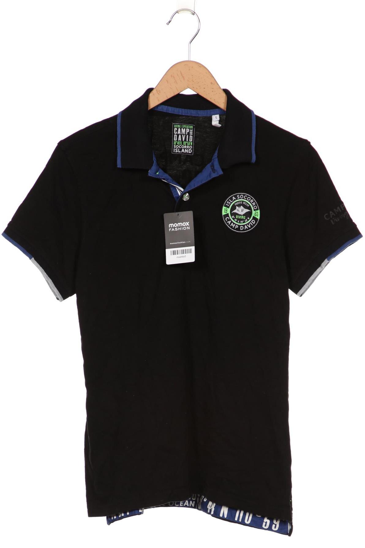 

Camp David Herren Poloshirt, schwarz