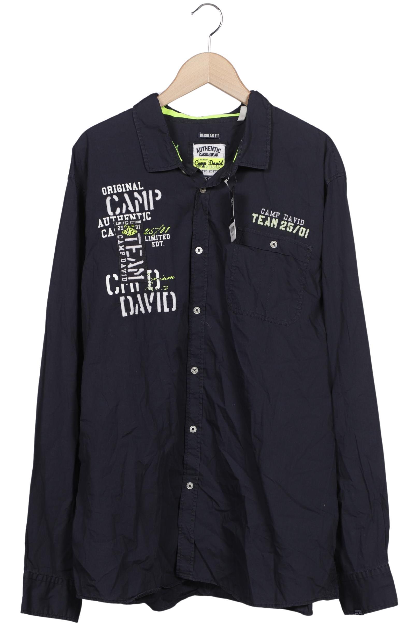 

Camp David Herren Hemd, marineblau, Gr. 58