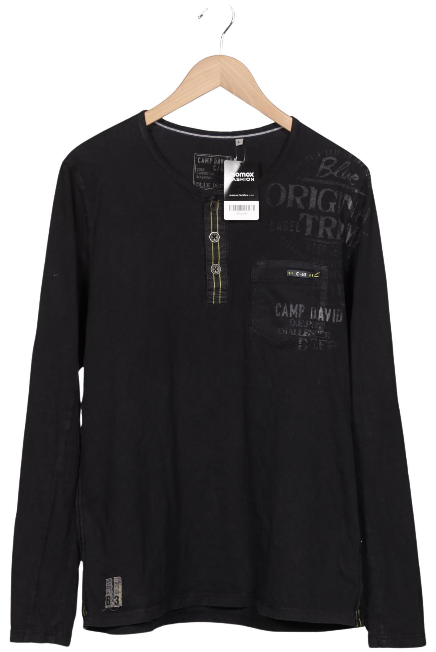 

Camp David Herren Langarmshirt, schwarz, Gr. 52