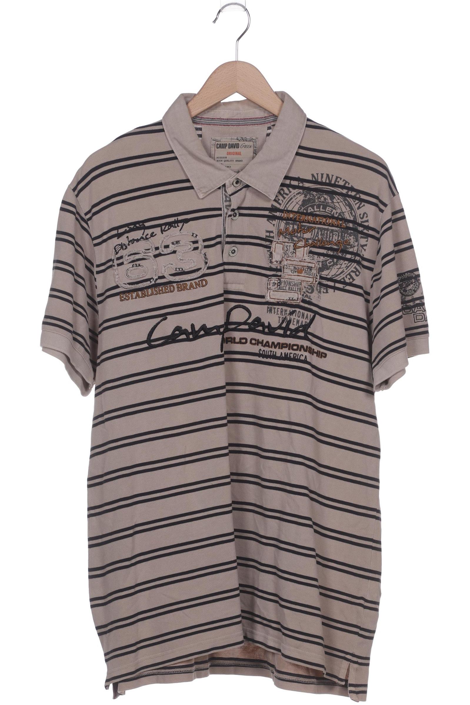 

Camp David Herren Poloshirt, beige, Gr. 58