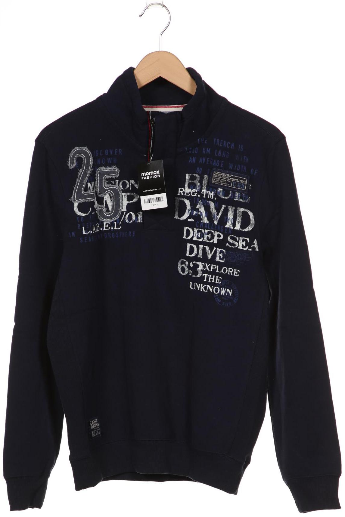 

Camp David Herren Sweatshirt, marineblau, Gr. 46