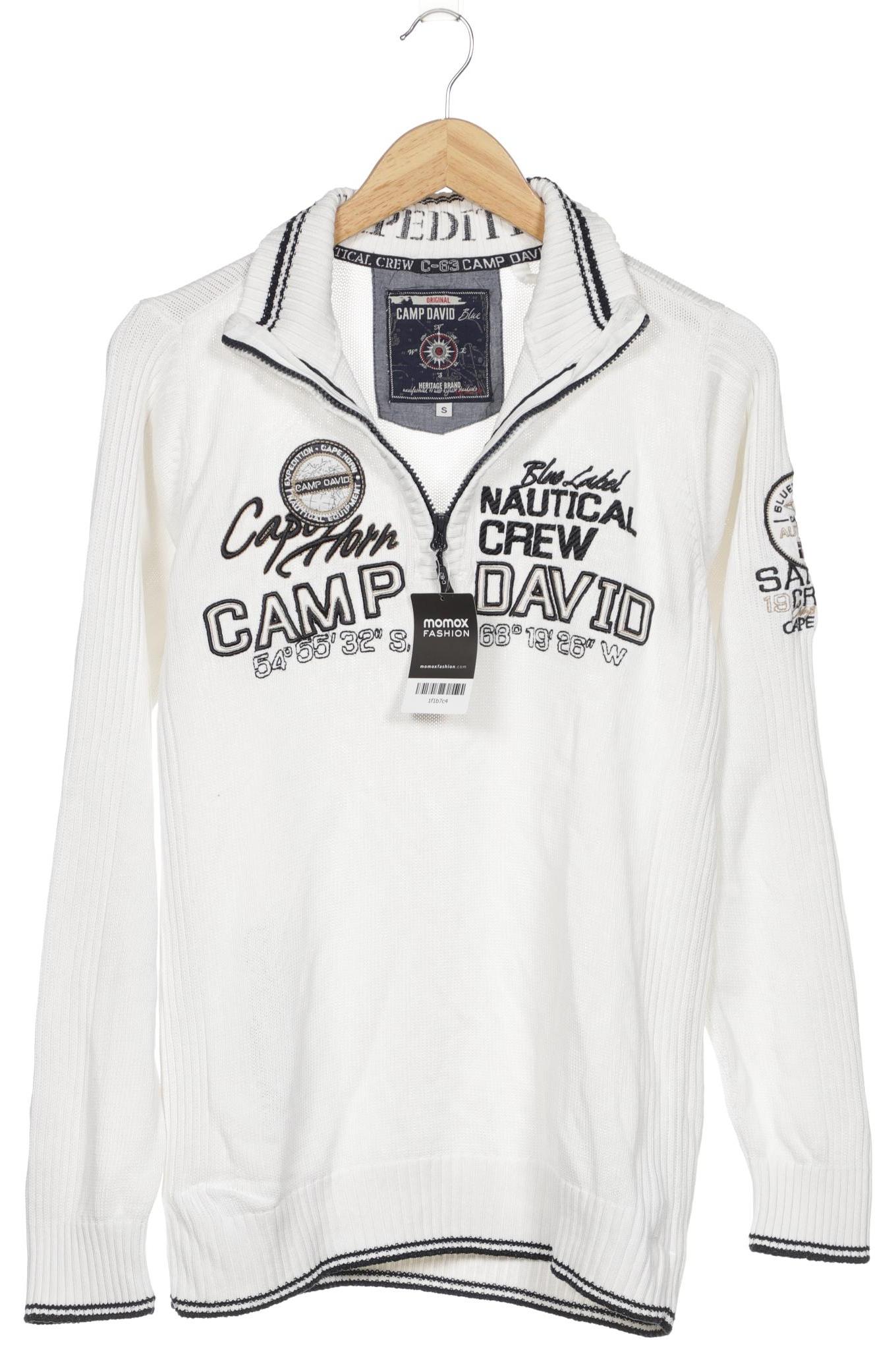

Camp David Herren Pullover, weiß, Gr. 46