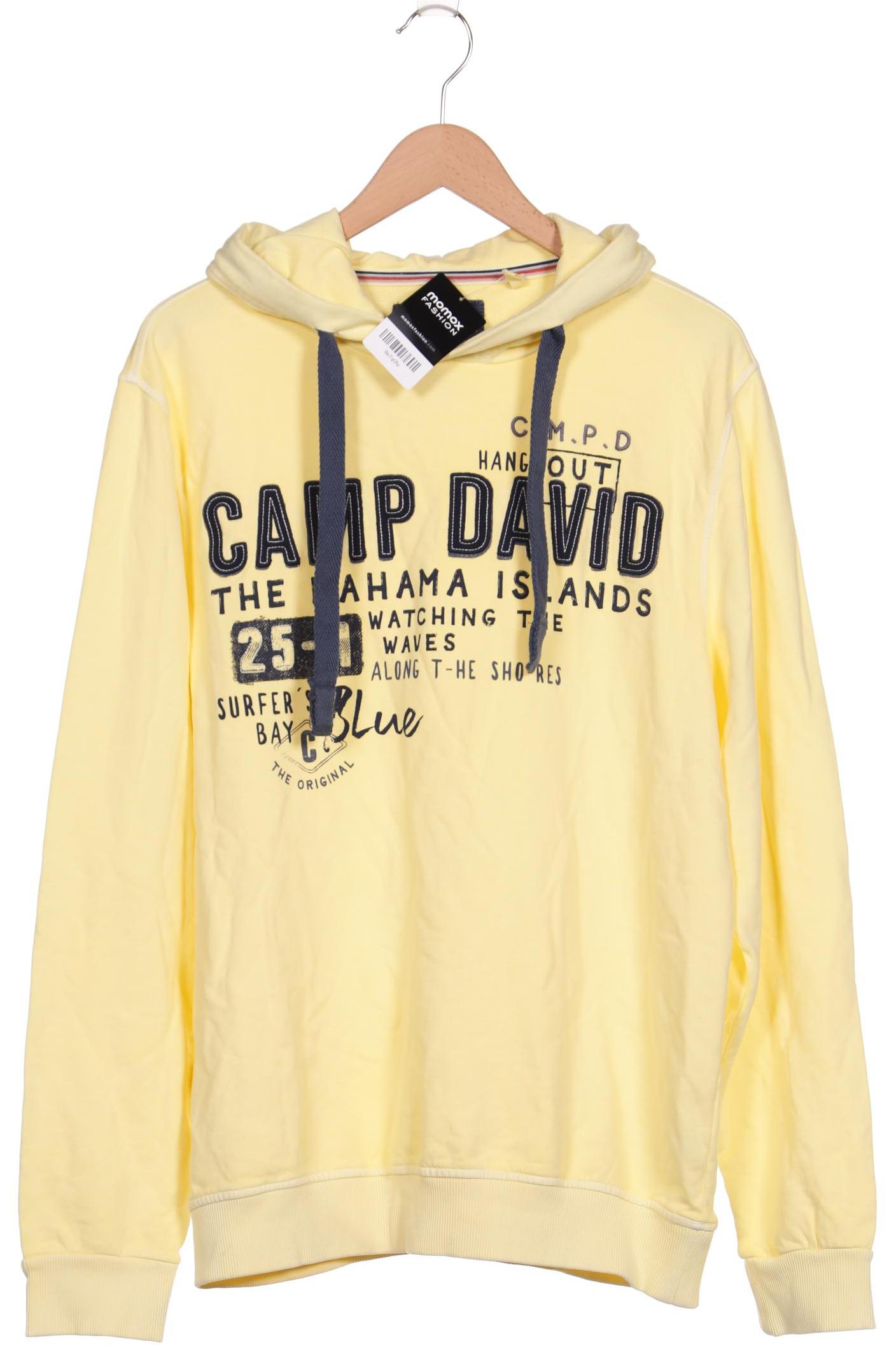 

Camp David Herren Kapuzenpullover, gelb