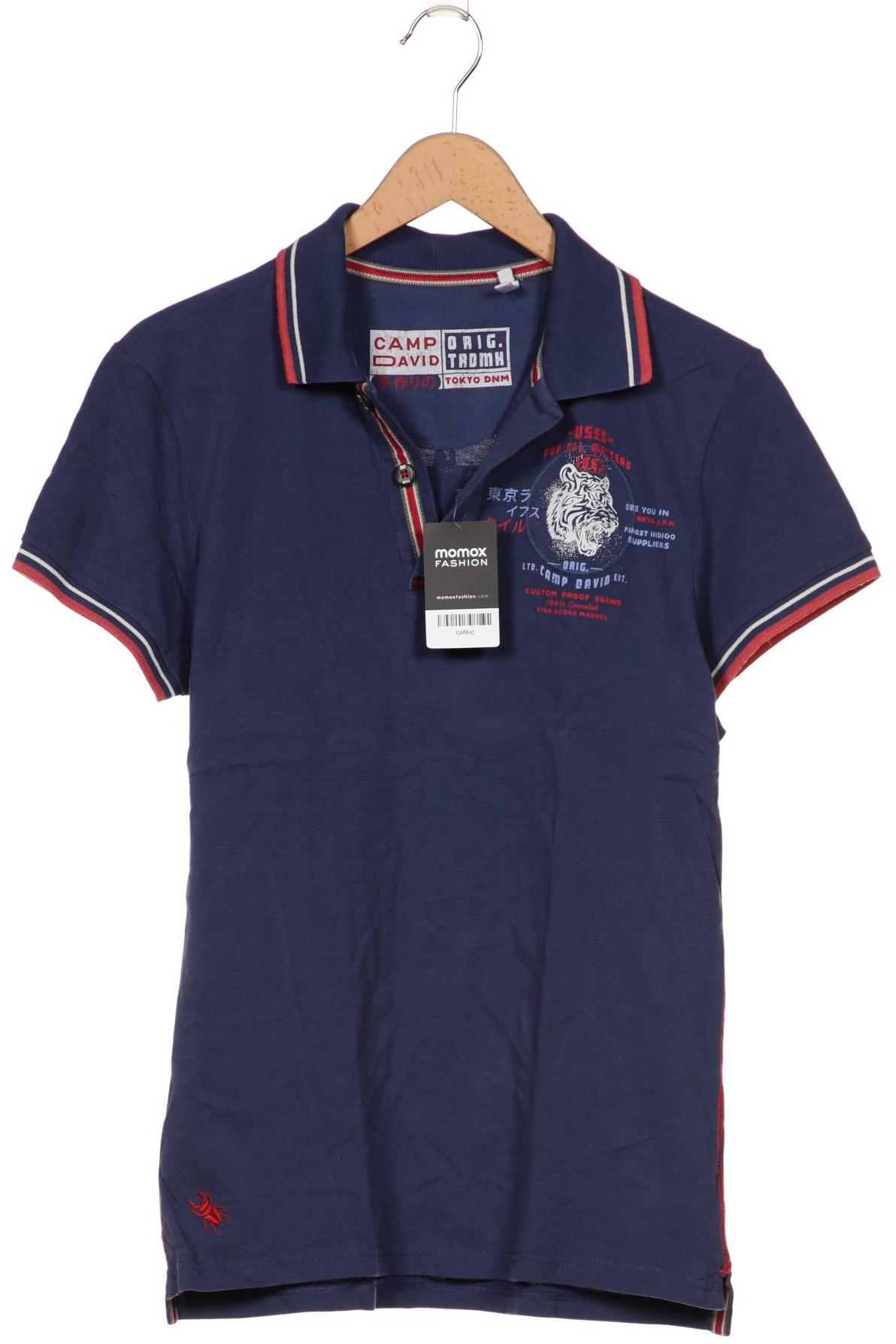 

Camp David Herren Poloshirt, marineblau