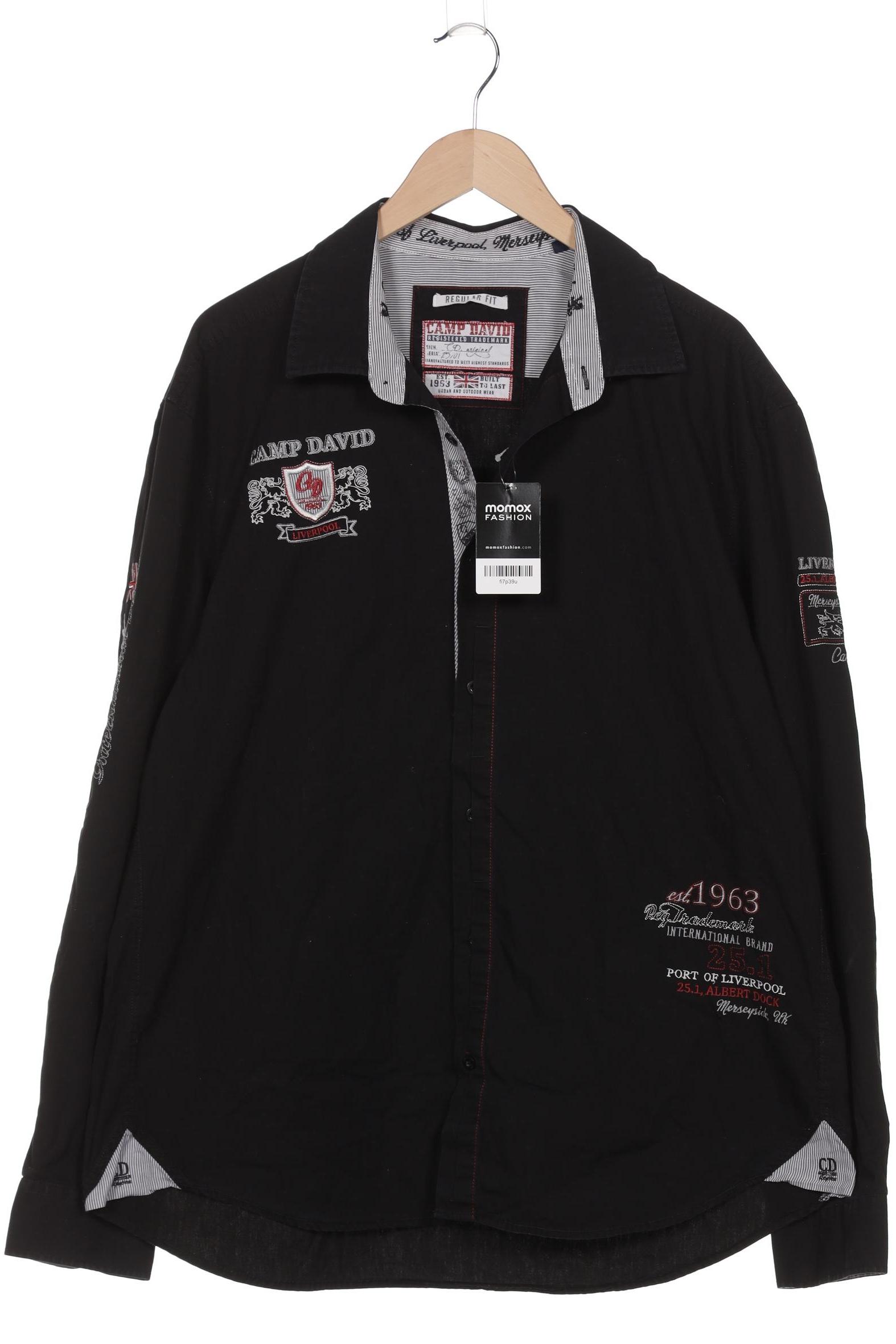 

Camp David Herren Hemd, schwarz, Gr. 56