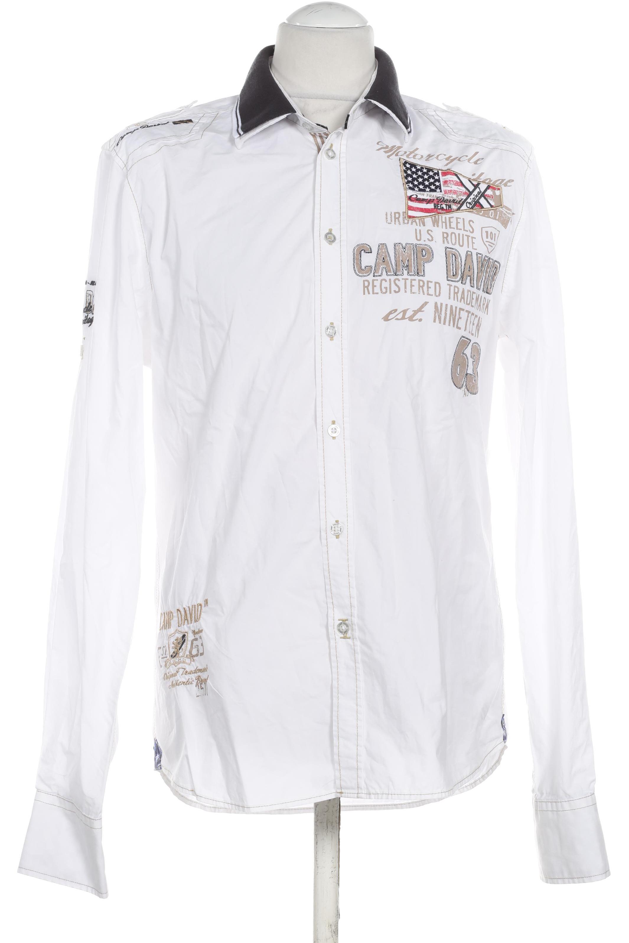 

Camp David Herren Hemd, weiß, Gr.