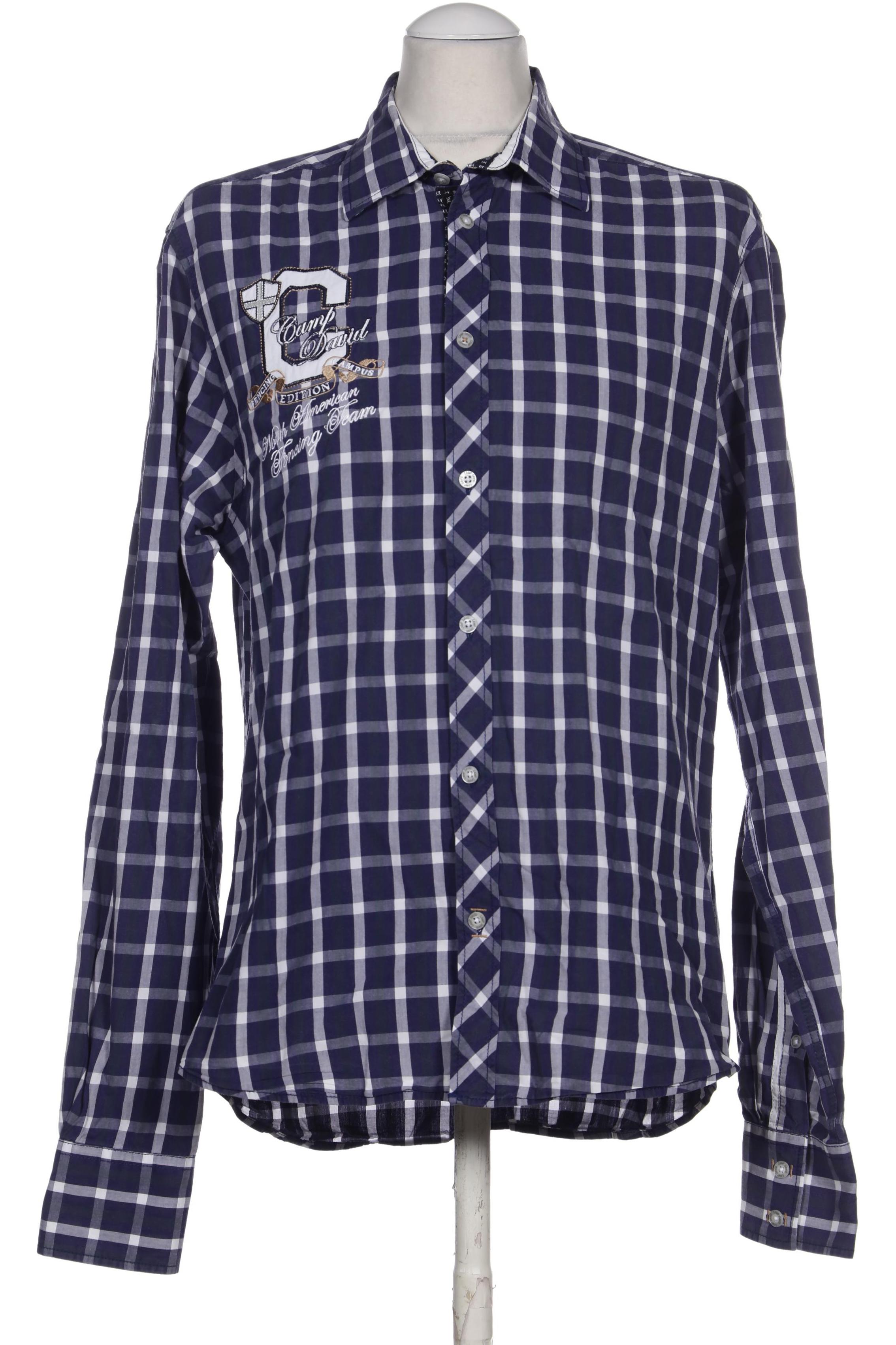 

Camp David Herren Hemd, blau, Gr.