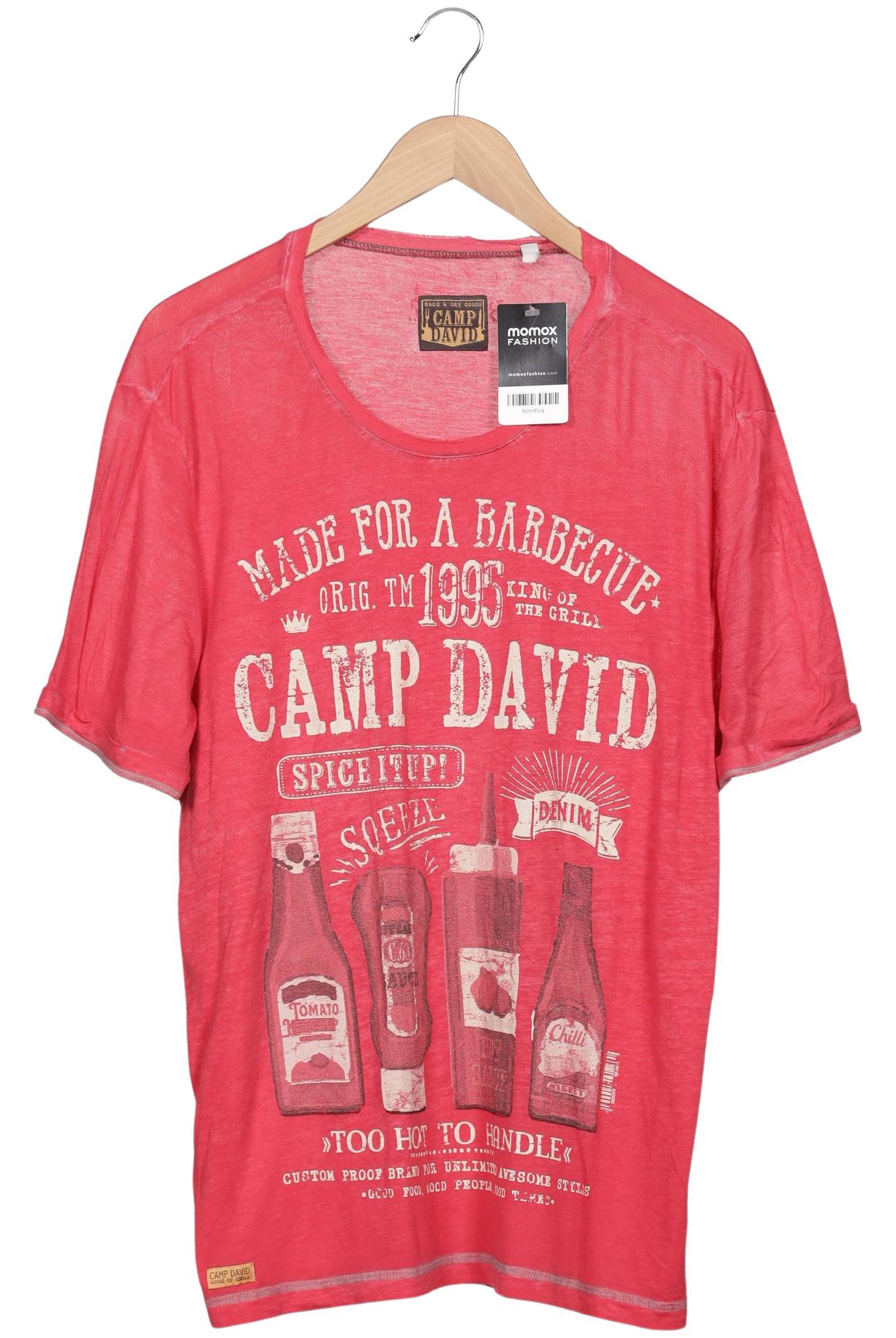 

Camp David Herren T-Shirt, rot, Gr. 54