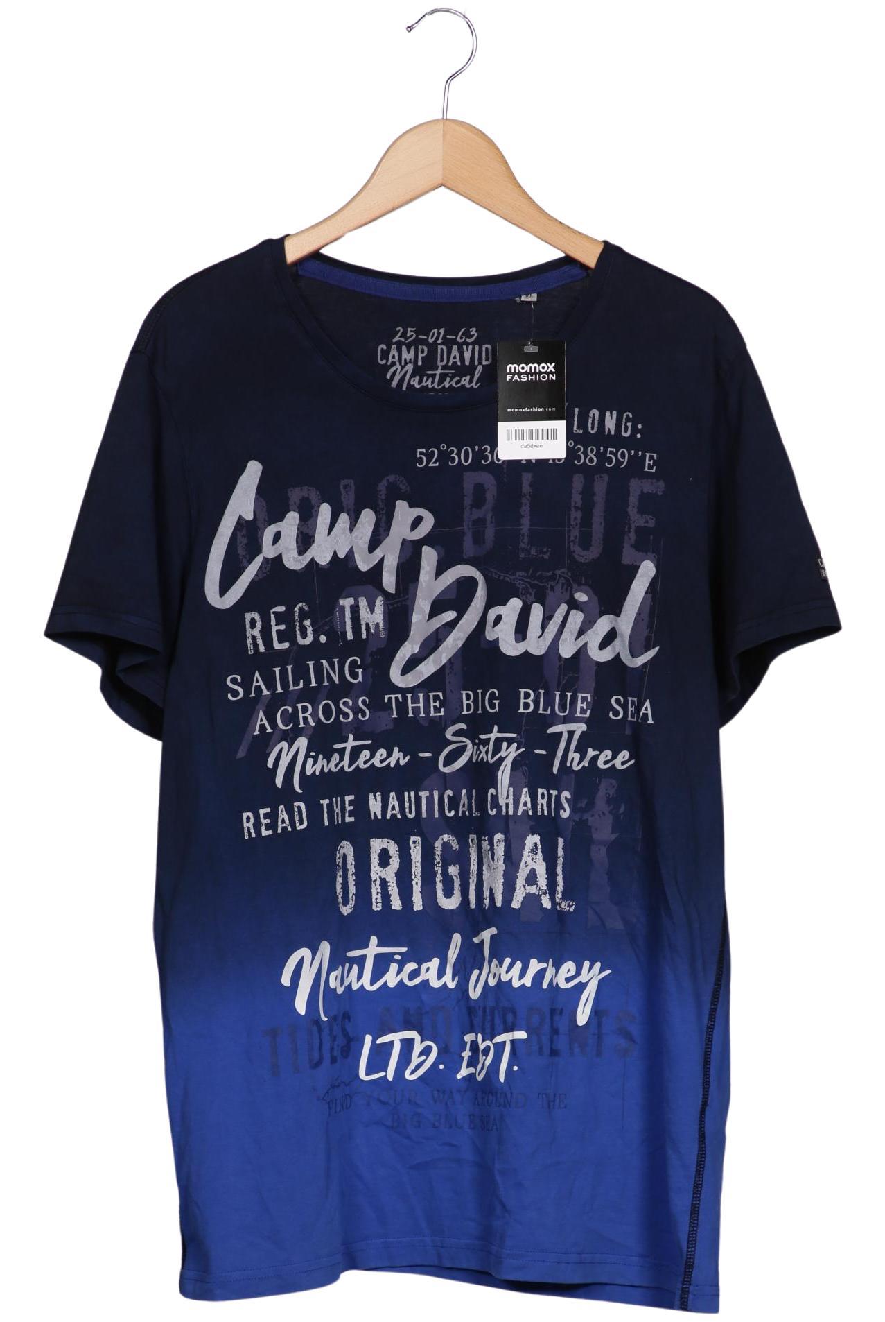 

Camp David Herren T-Shirt, marineblau, Gr. 54