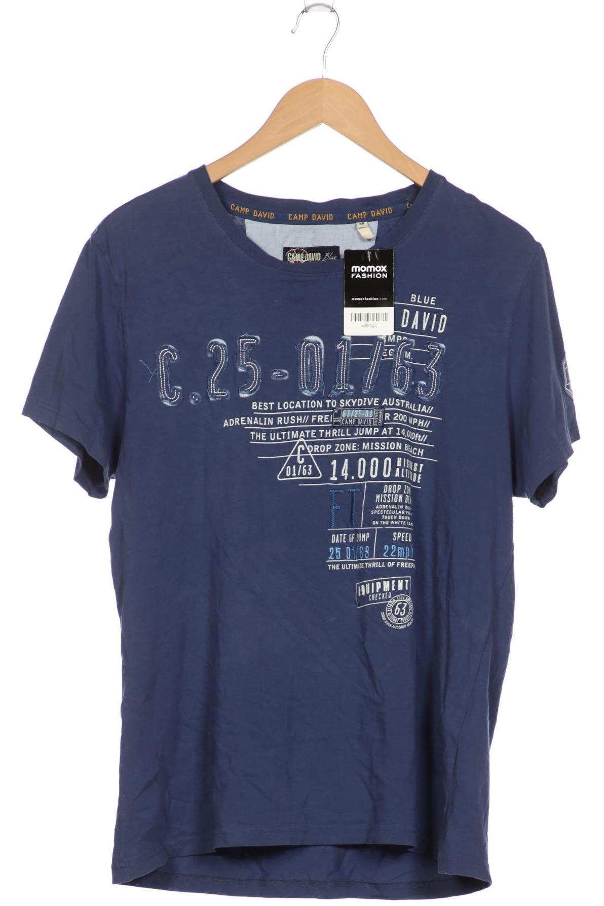

Camp David Herren T-Shirt, marineblau, Gr. 48