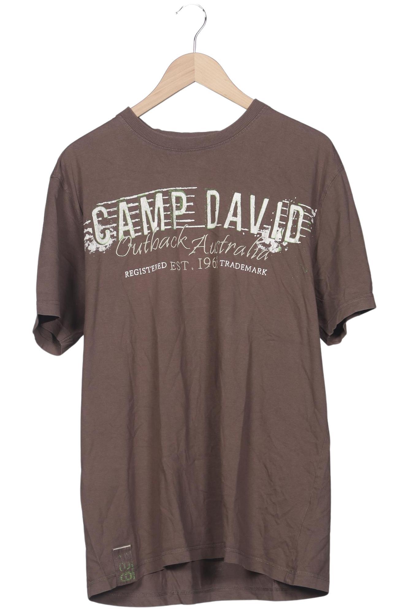 

Camp David Herren T-Shirt, braun, Gr. 56