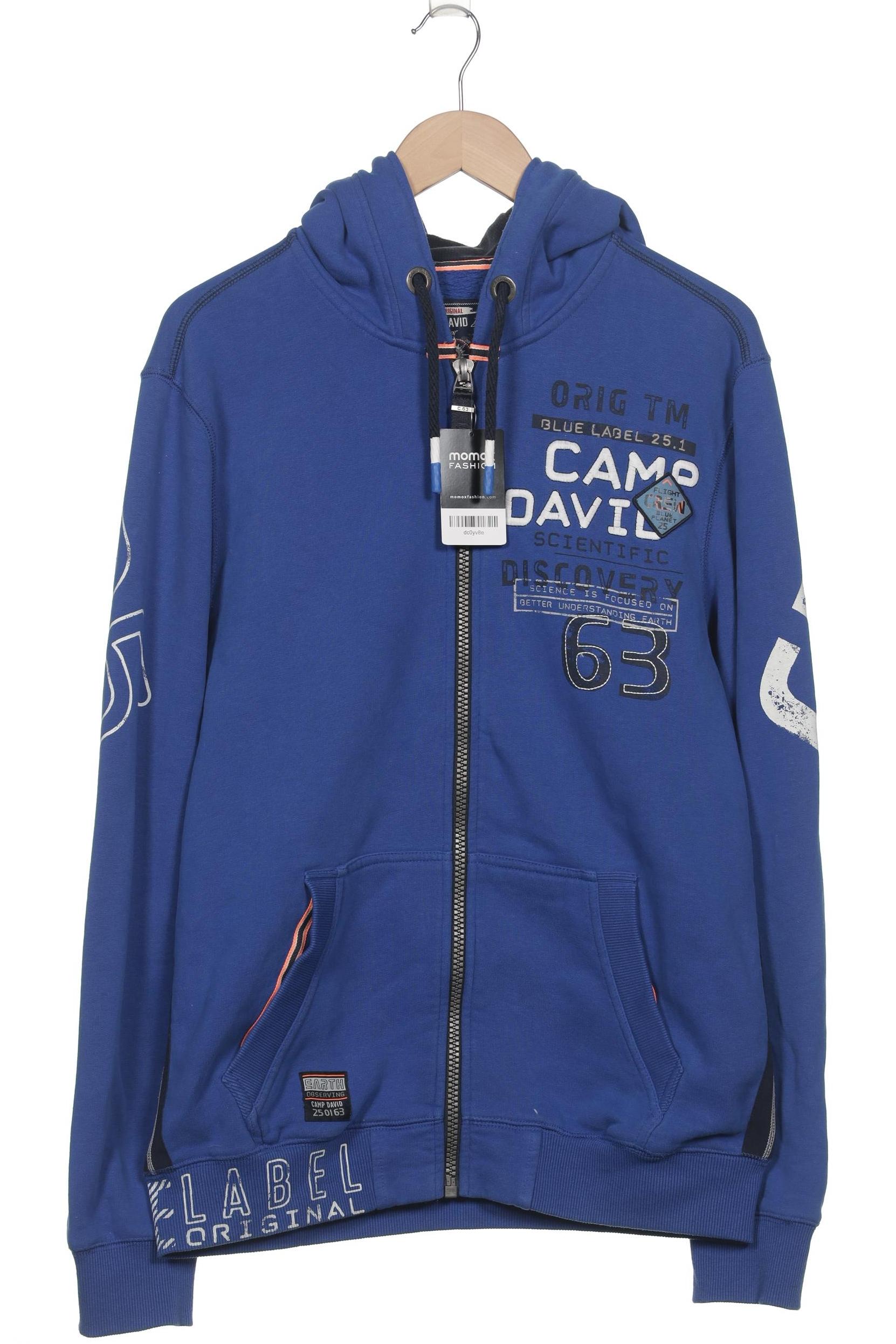 

Camp David Herren Kapuzenpullover, blau, Gr. 52