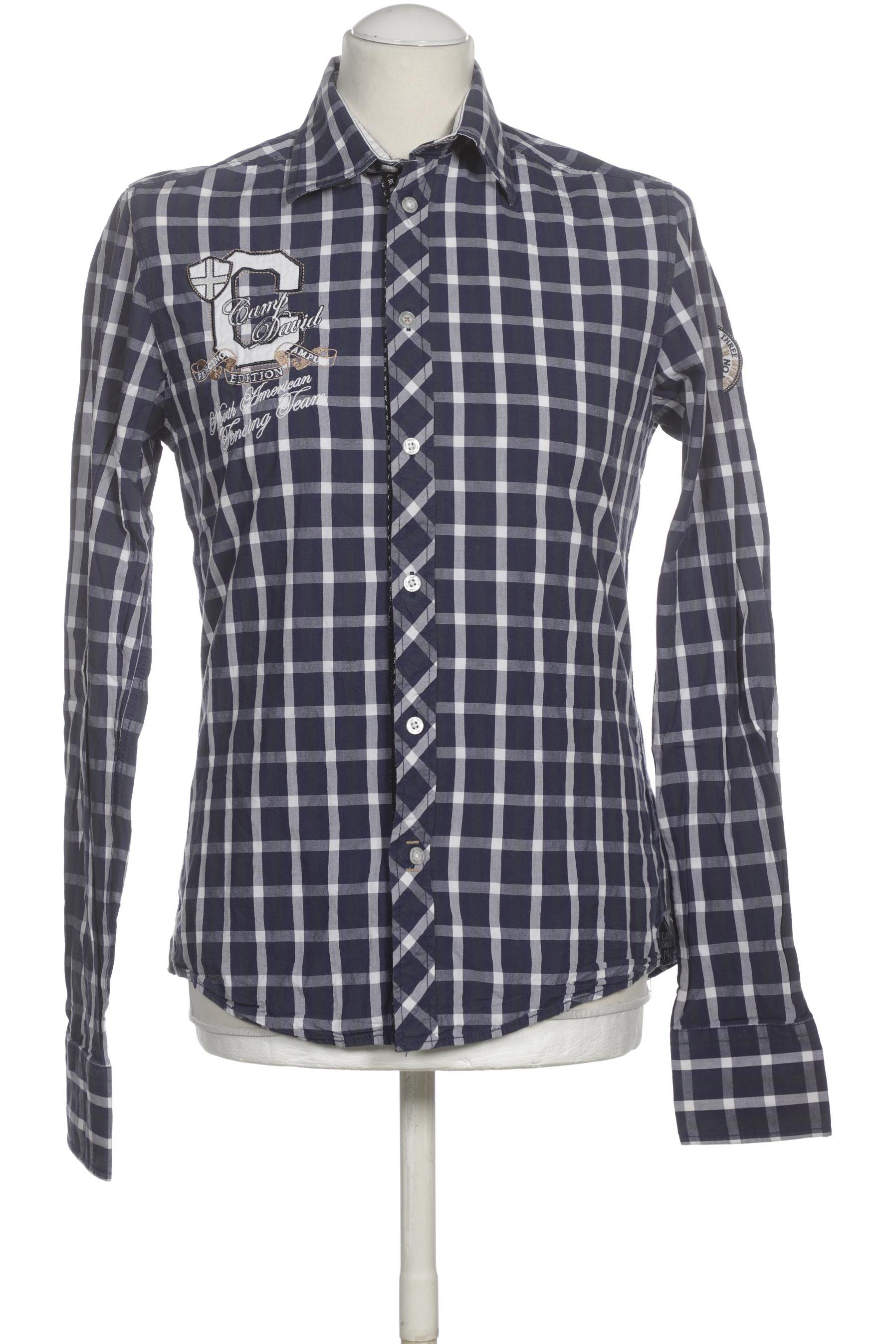 

Camp David Herren Hemd, blau, Gr.
