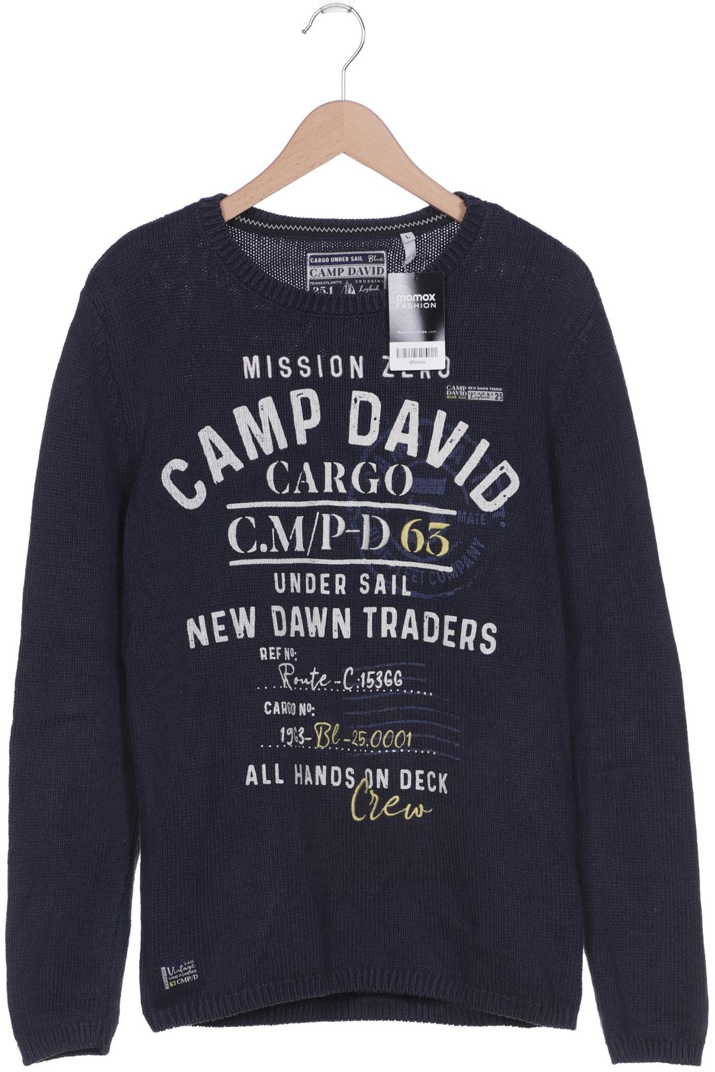 

Camp David Herren Pullover, marineblau