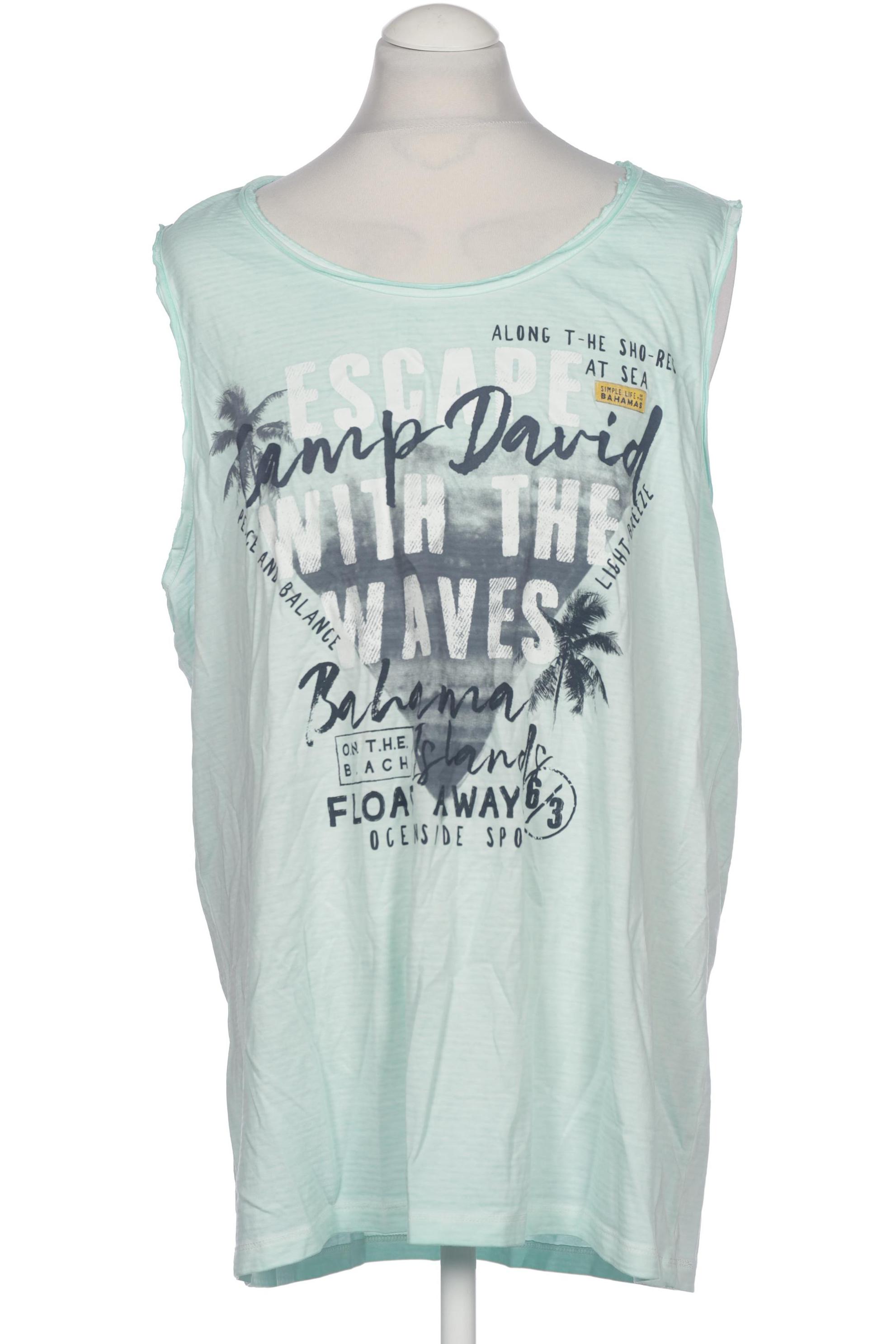 

Camp David Herren T-Shirt, türkis, Gr. 58