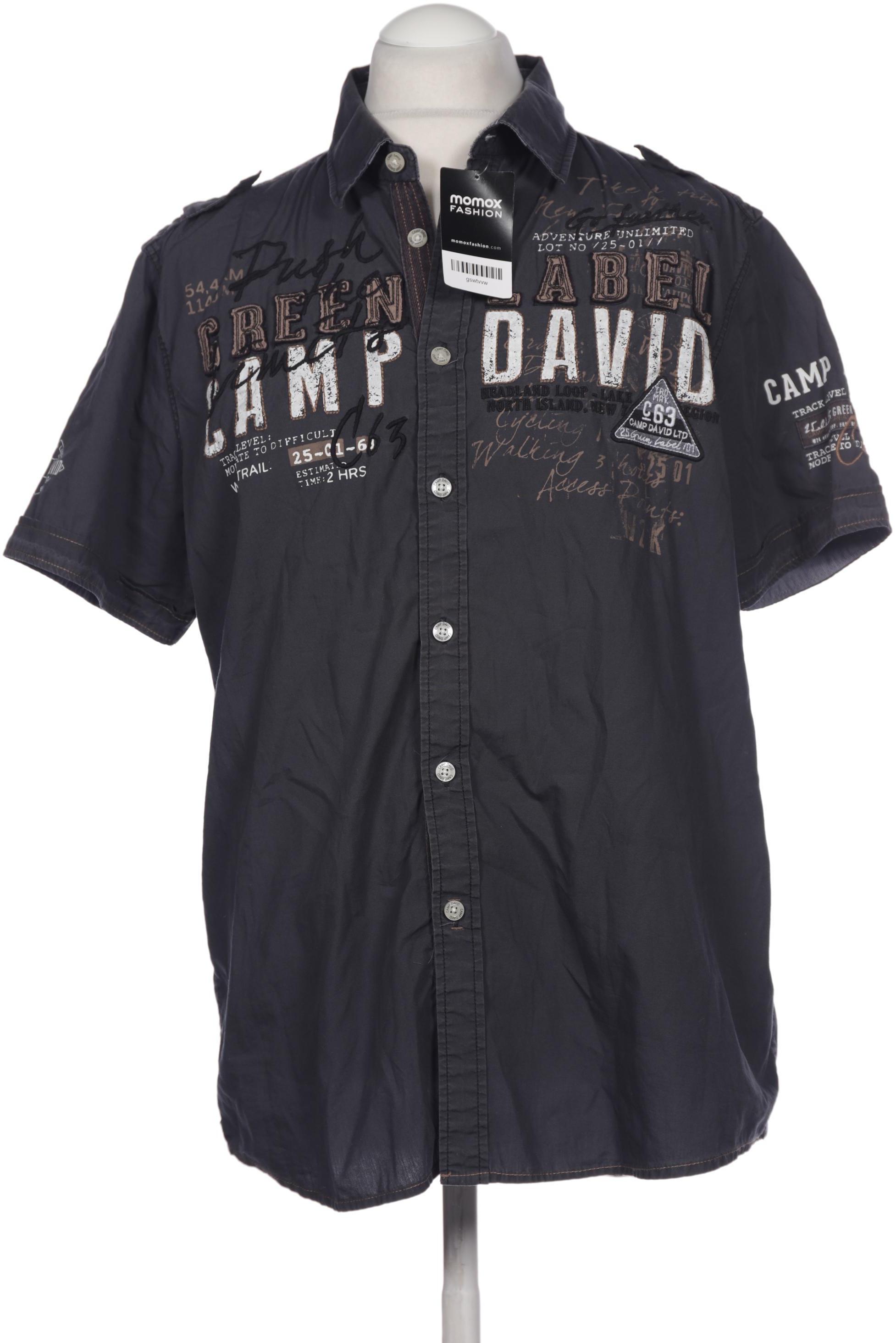 

Camp David Herren Hemd, grau