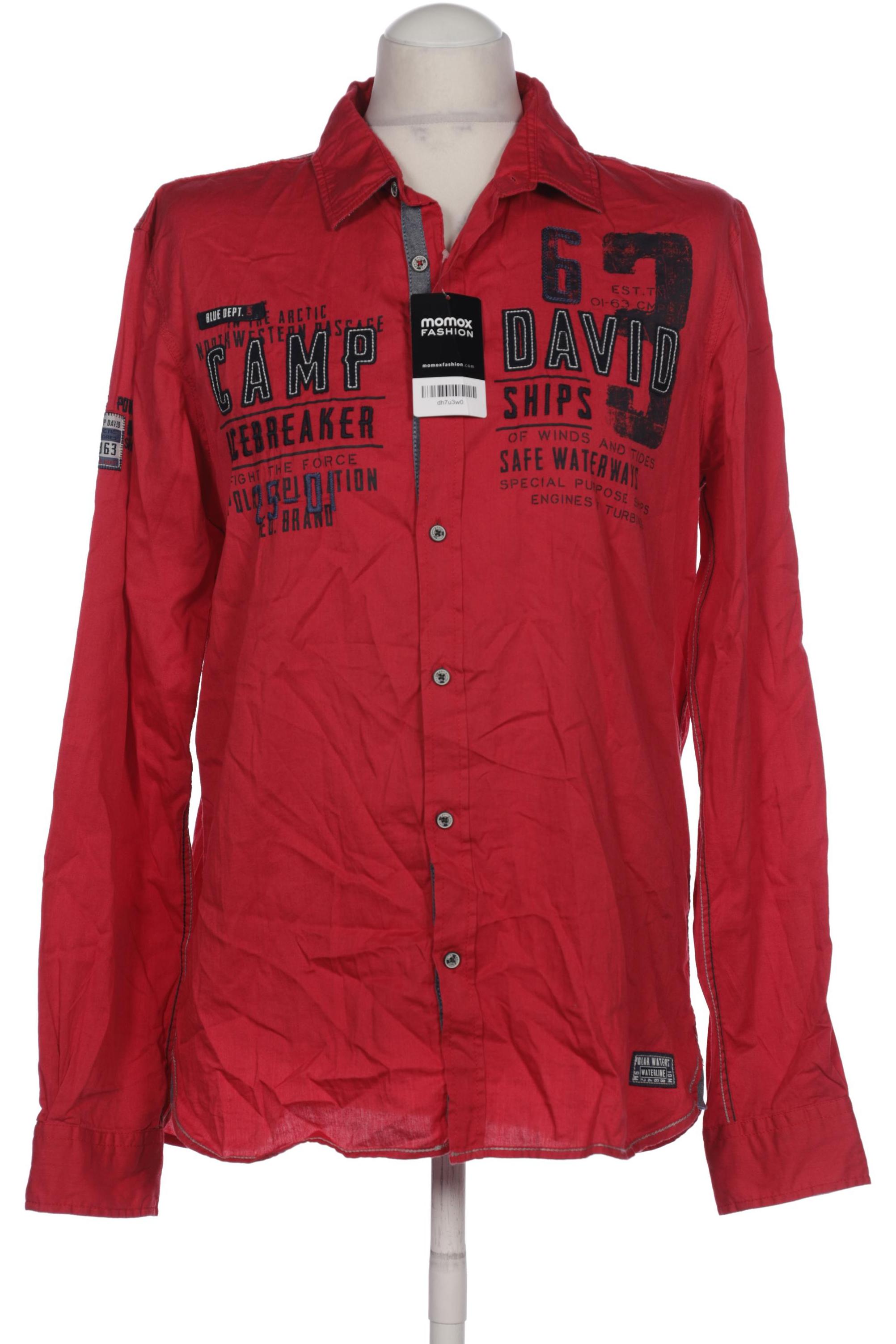 

Camp David Herren Hemd, rot, Gr. 48