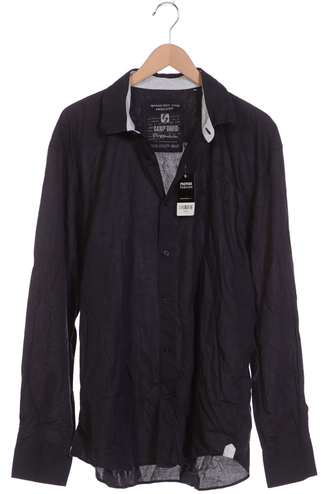 

Camp David Herren Hemd, marineblau