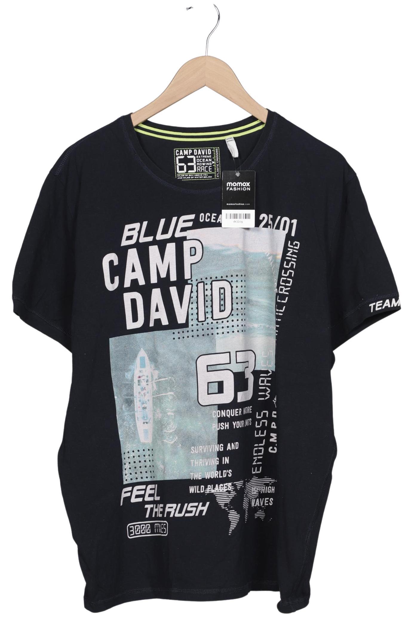 

Camp David Herren T-Shirt, marineblau, Gr. 58