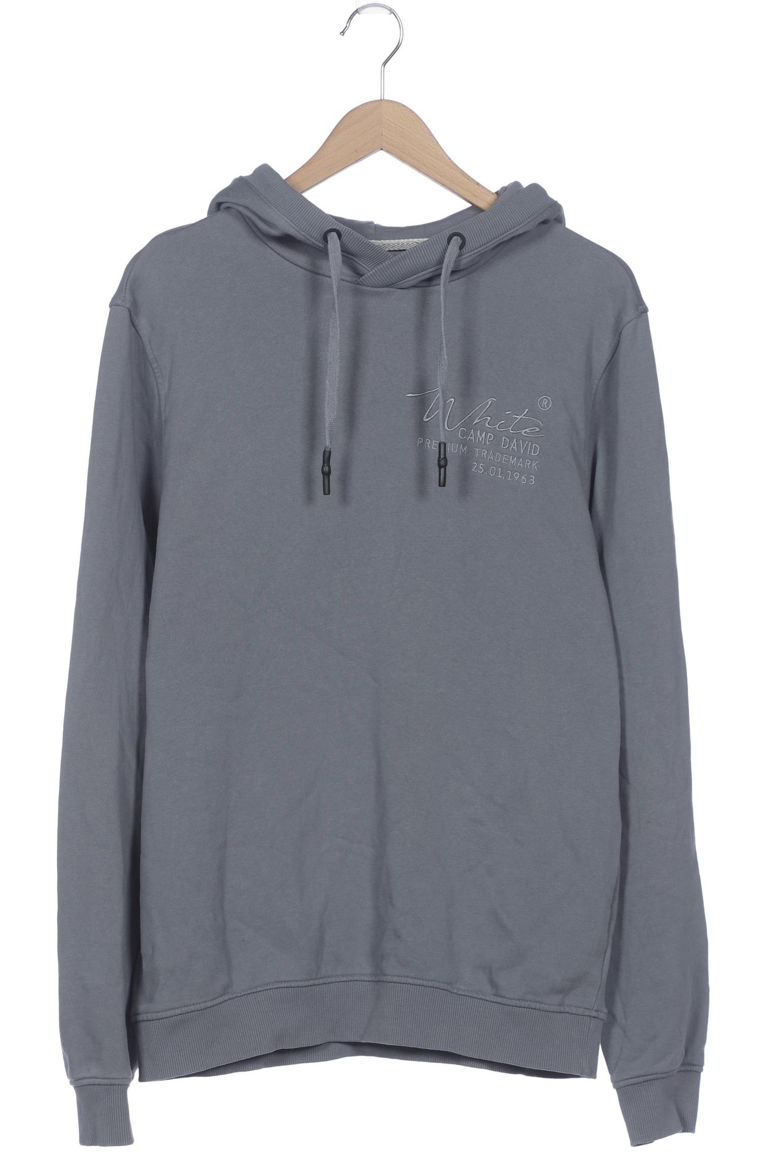 

Camp David Herren Kapuzenpullover, grau, Gr. 52