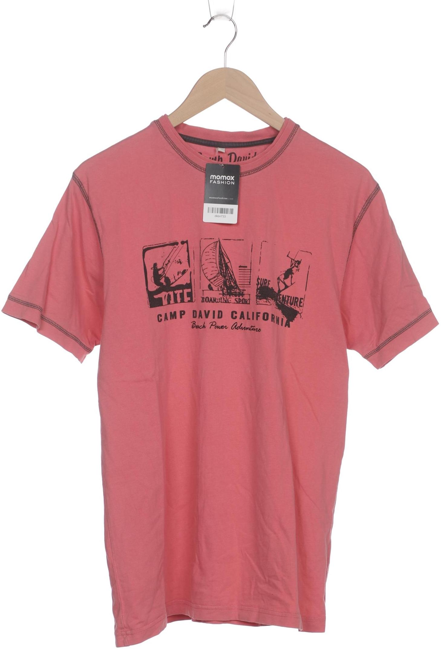 

Camp David Herren T-Shirt, pink, Gr. 48
