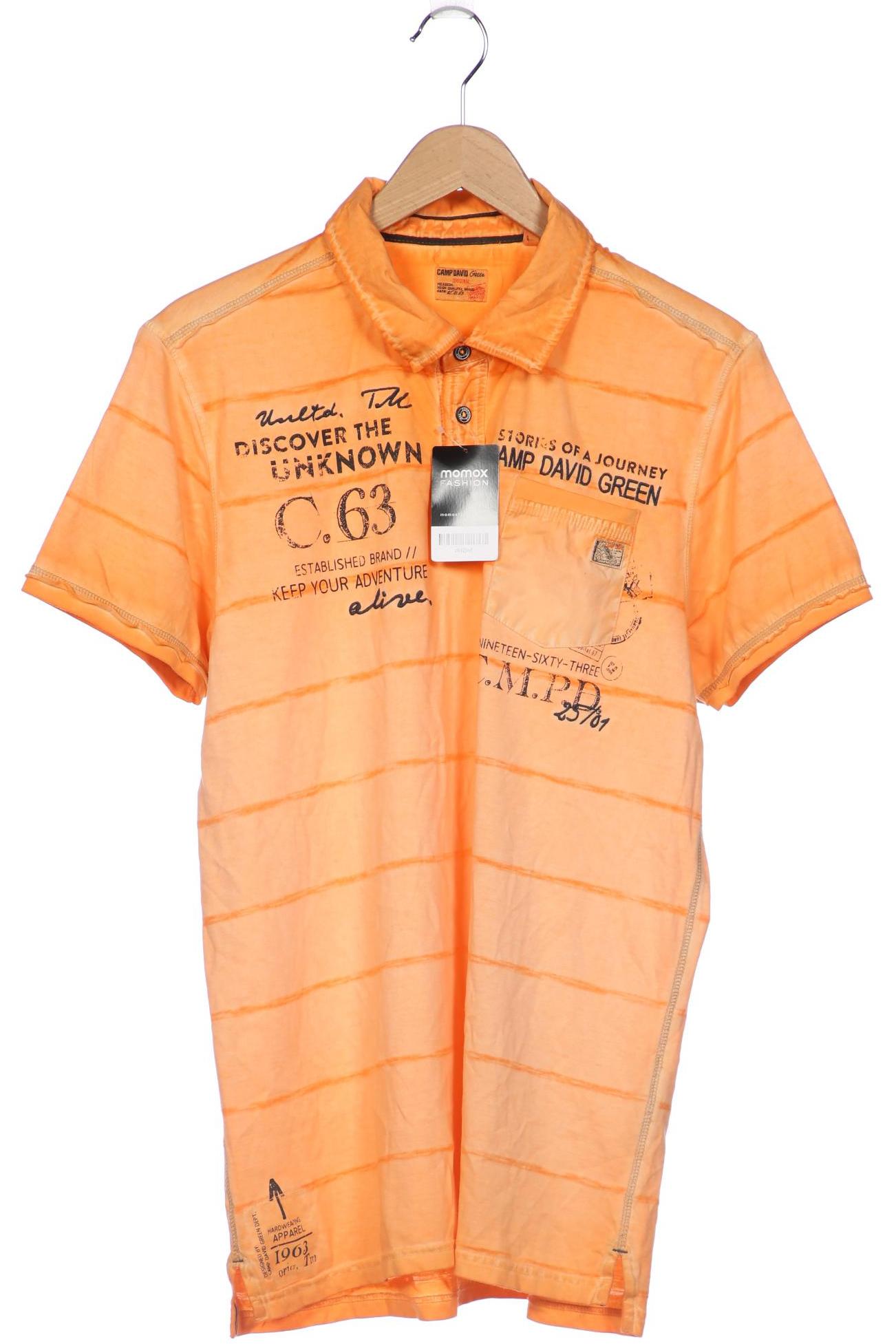 

Camp David Herren Poloshirt, orange