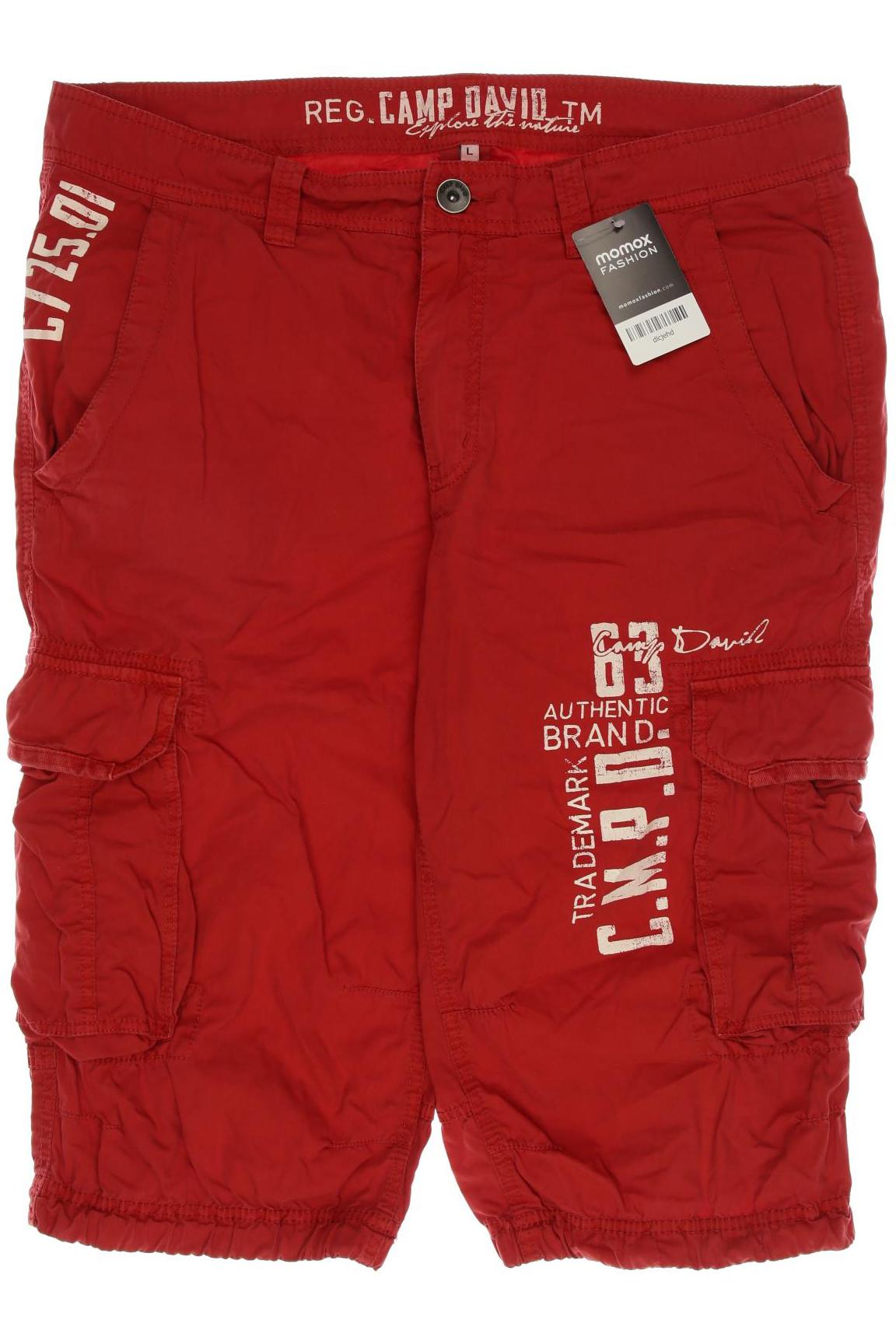 

Camp David Herren Shorts, rot