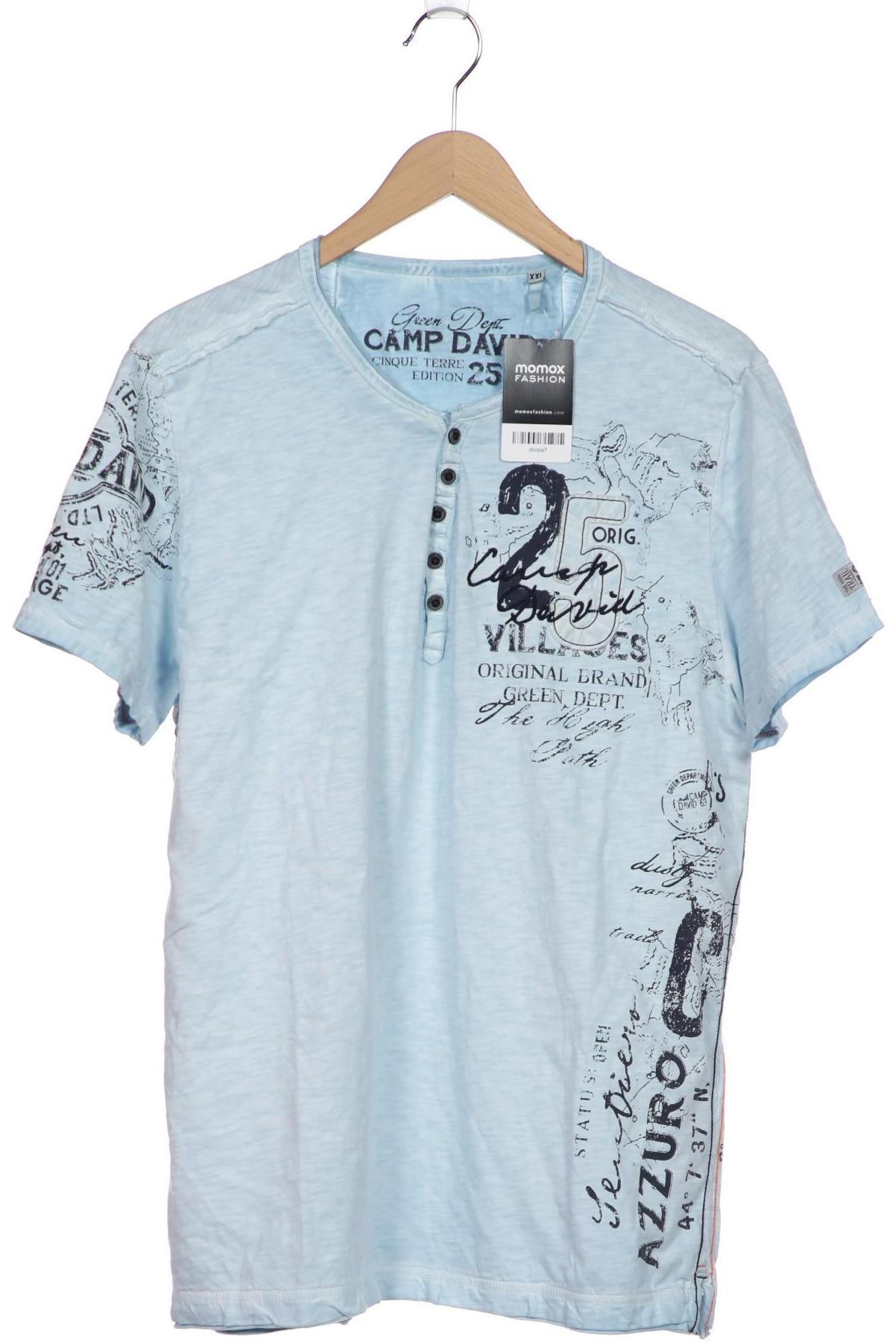 

Camp David Herren T-Shirt, hellblau