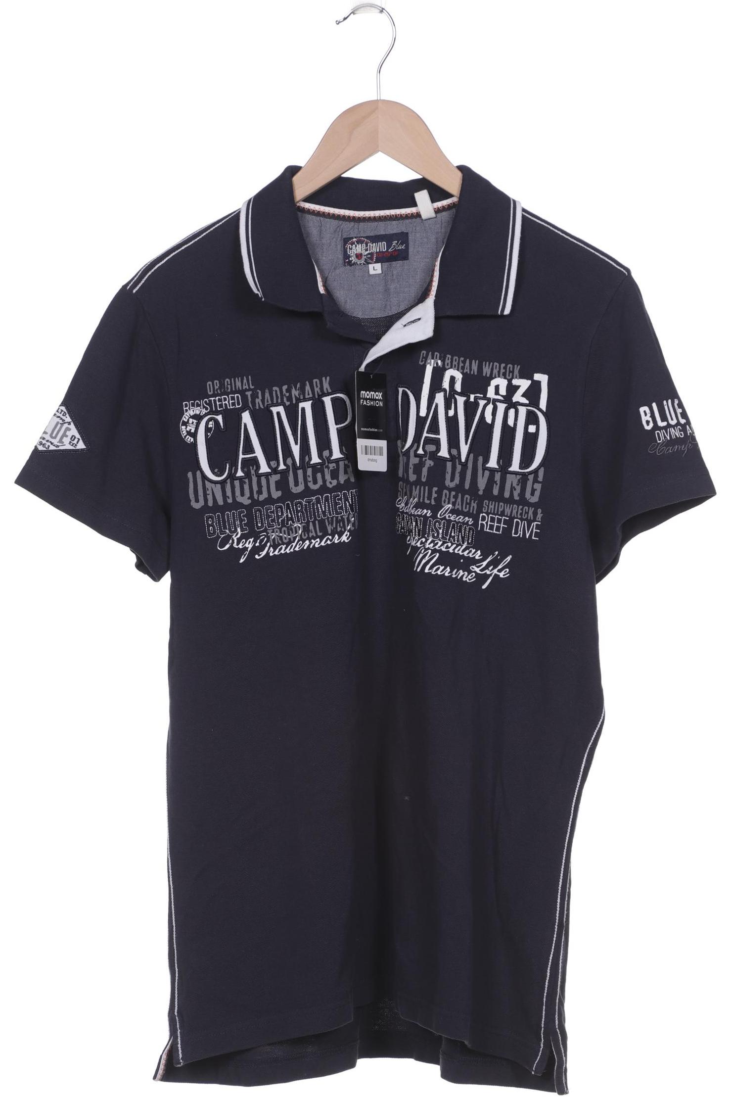 

Camp David Herren Poloshirt, marineblau