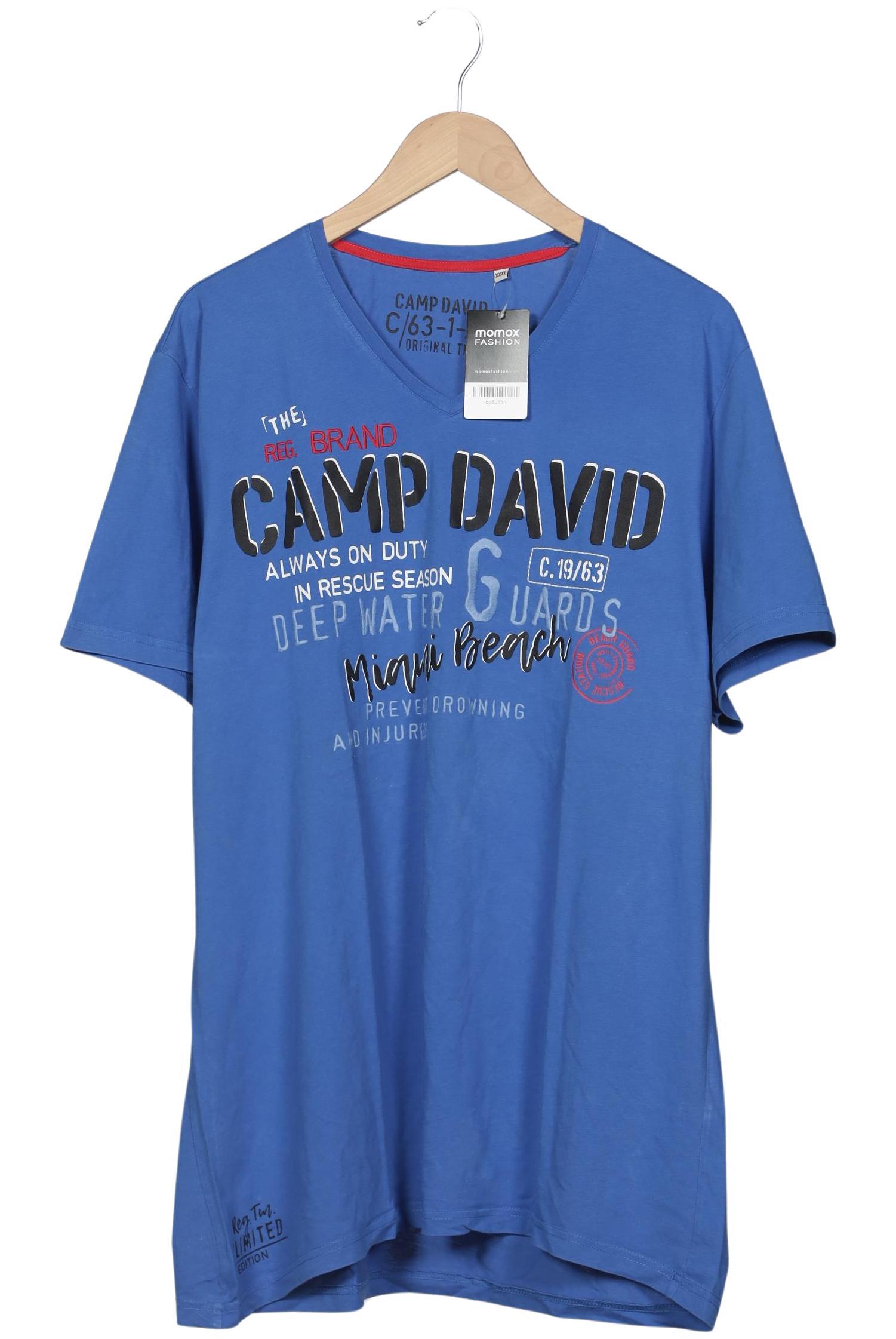 

Camp David Herren T-Shirt, blau, Gr. 58