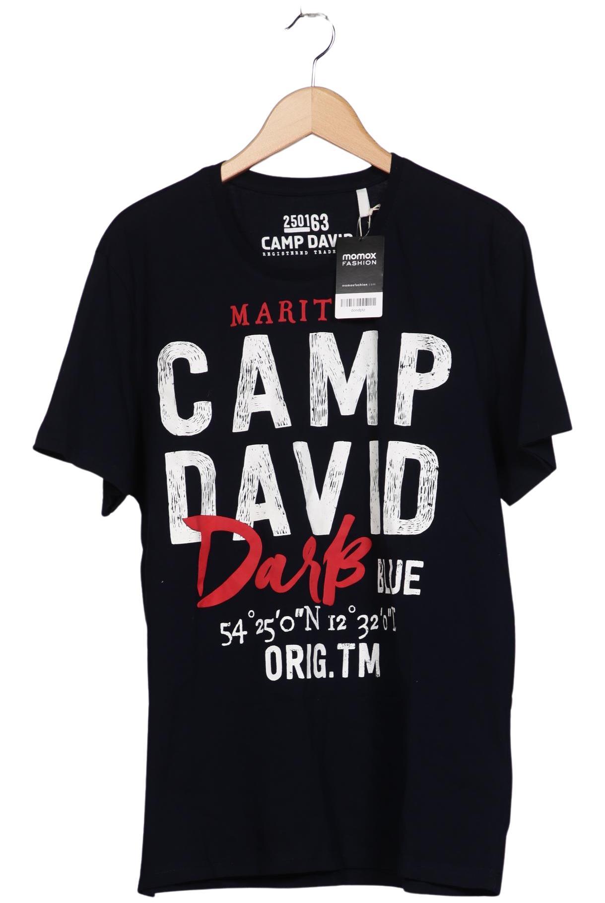 

Camp David Herren T-Shirt, marineblau, Gr. 54