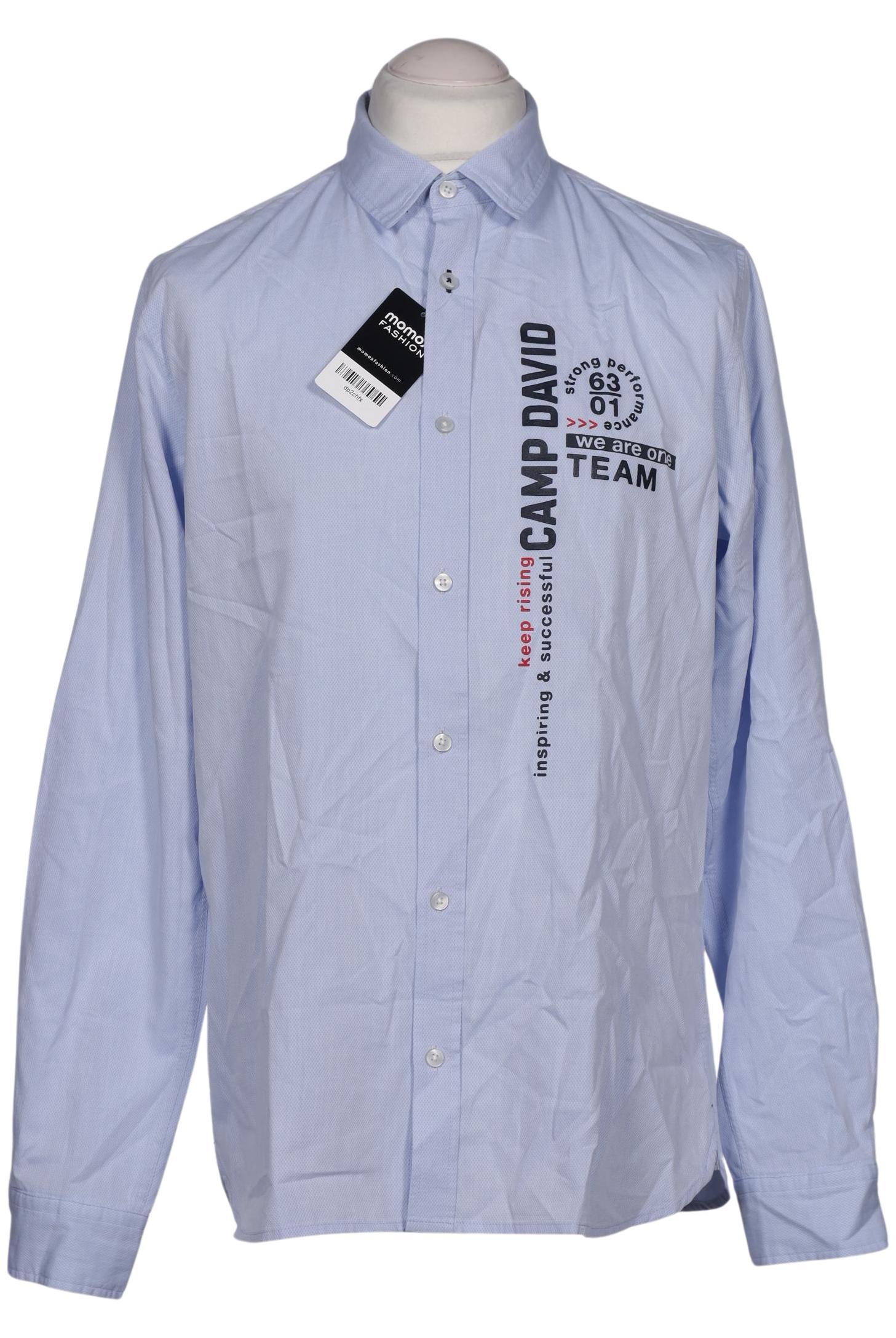 

Camp David Herren Hemd, hellblau, Gr. 48