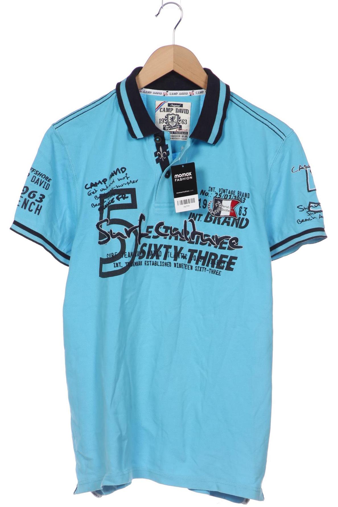 

Camp David Herren Poloshirt, blau, Gr. 48