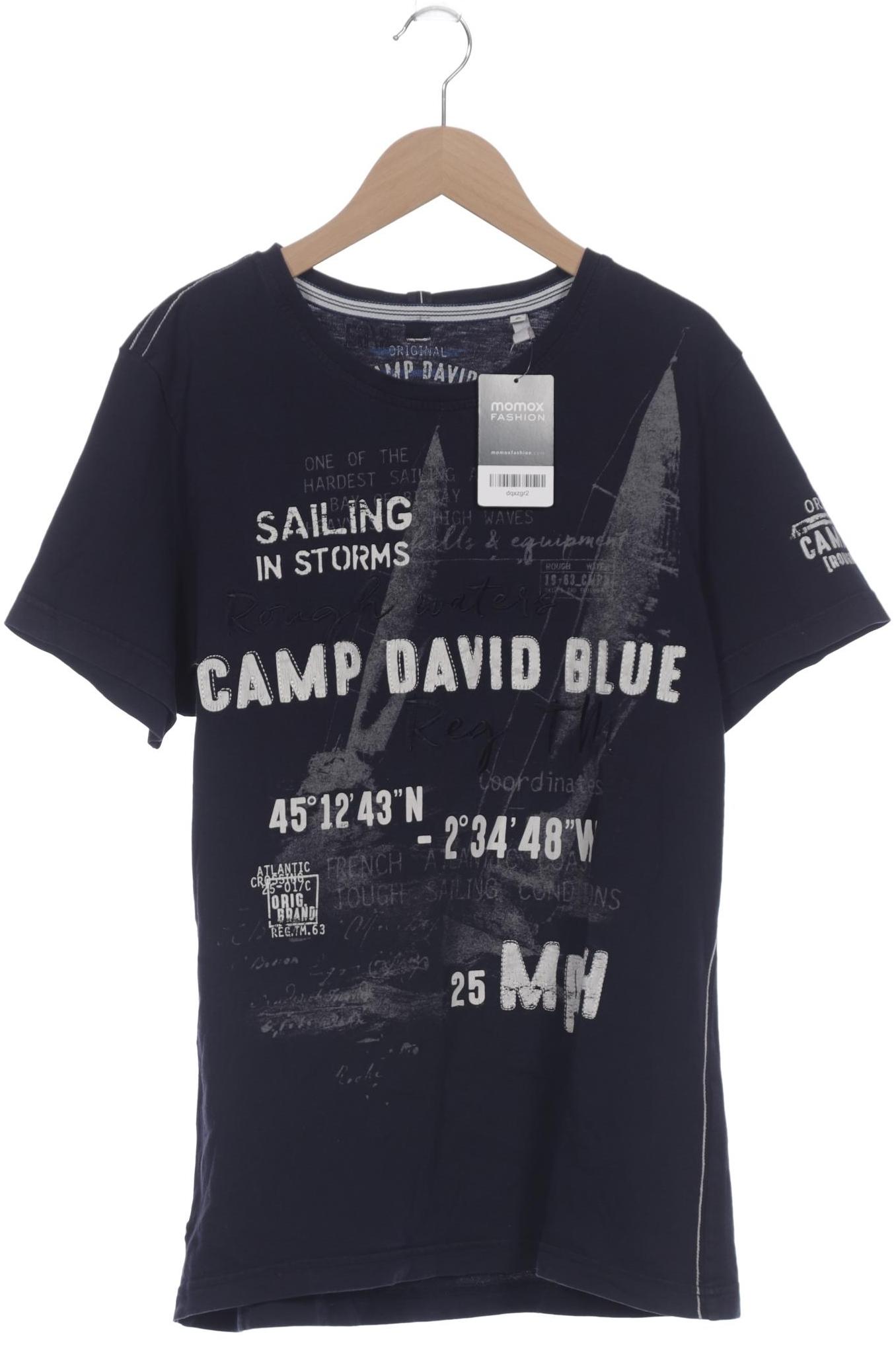 

Camp David Herren T-Shirt, marineblau, Gr. 46