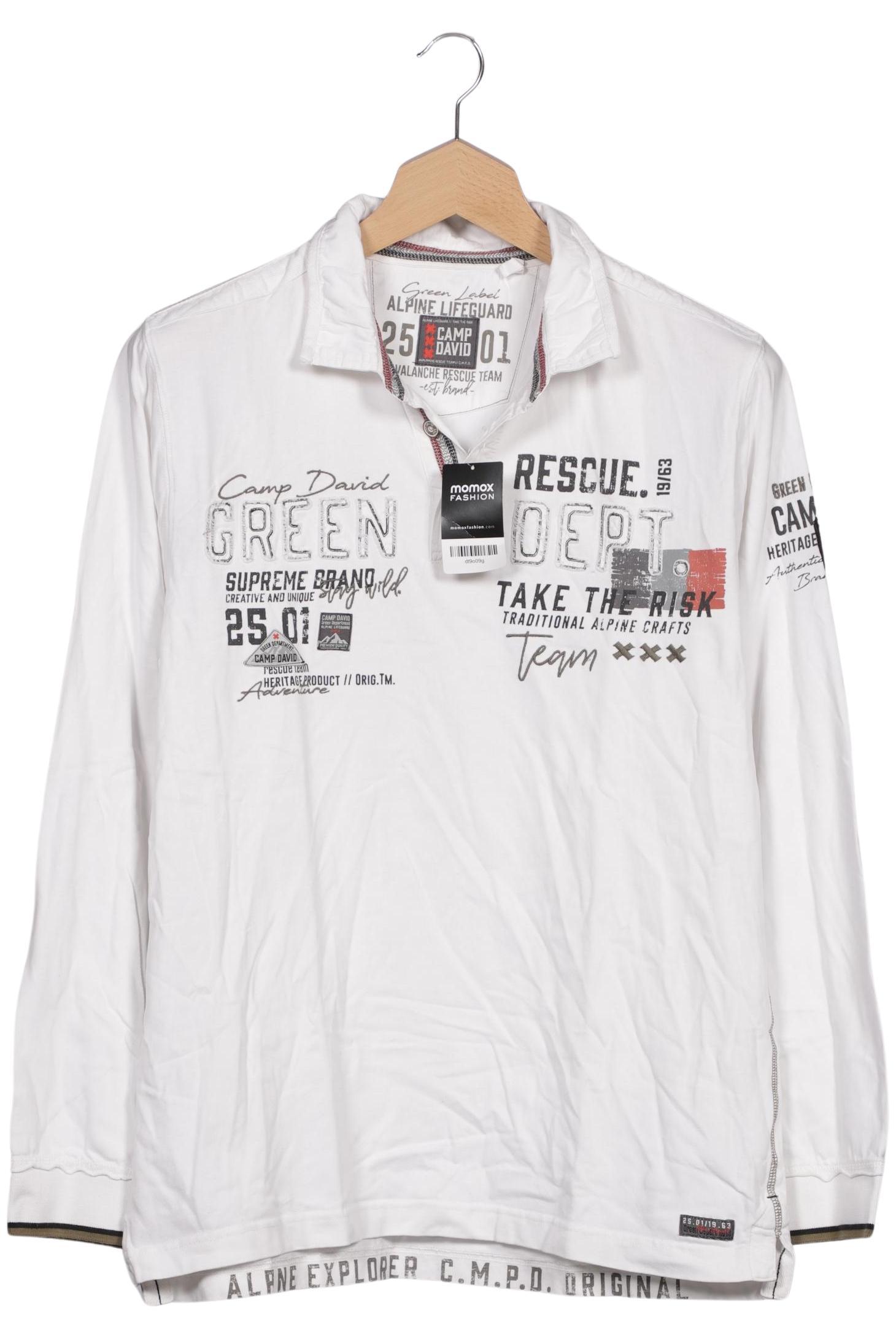 

Camp David Herren Poloshirt, weiß, Gr. 56
