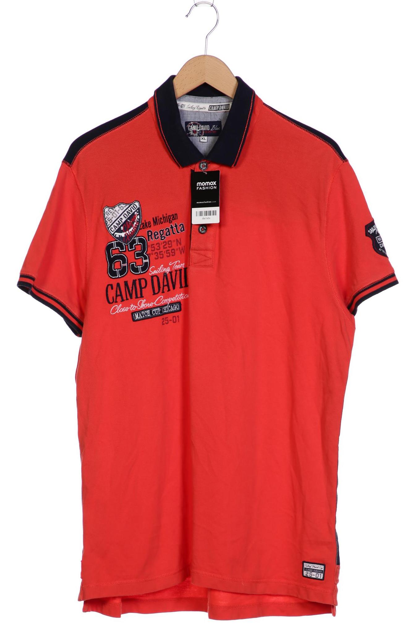 

Camp David Herren Poloshirt, orange