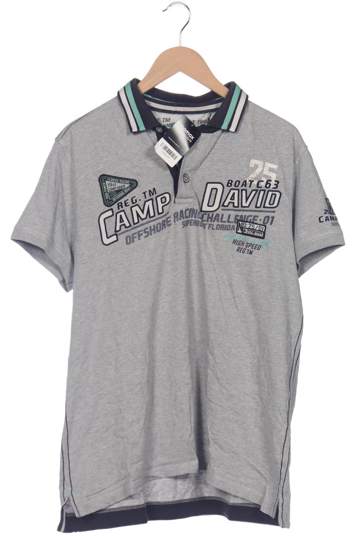 

Camp David Herren Poloshirt, grau, Gr. 54