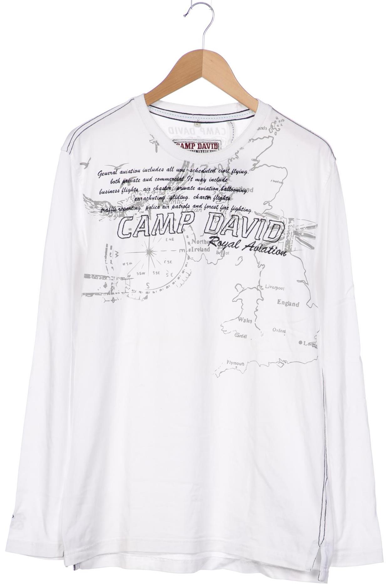 

Camp David Herren Langarmshirt, weiß