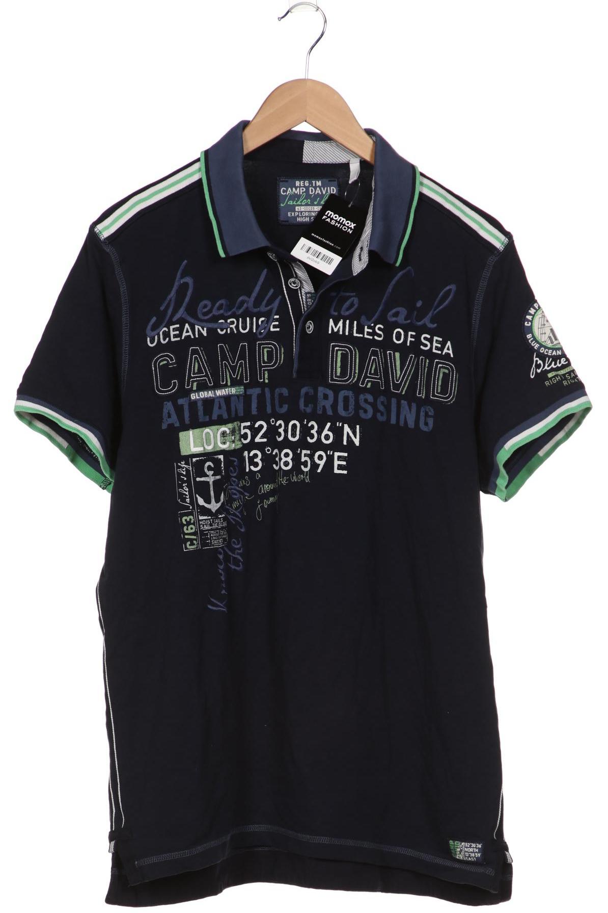 

Camp David Herren Poloshirt, marineblau