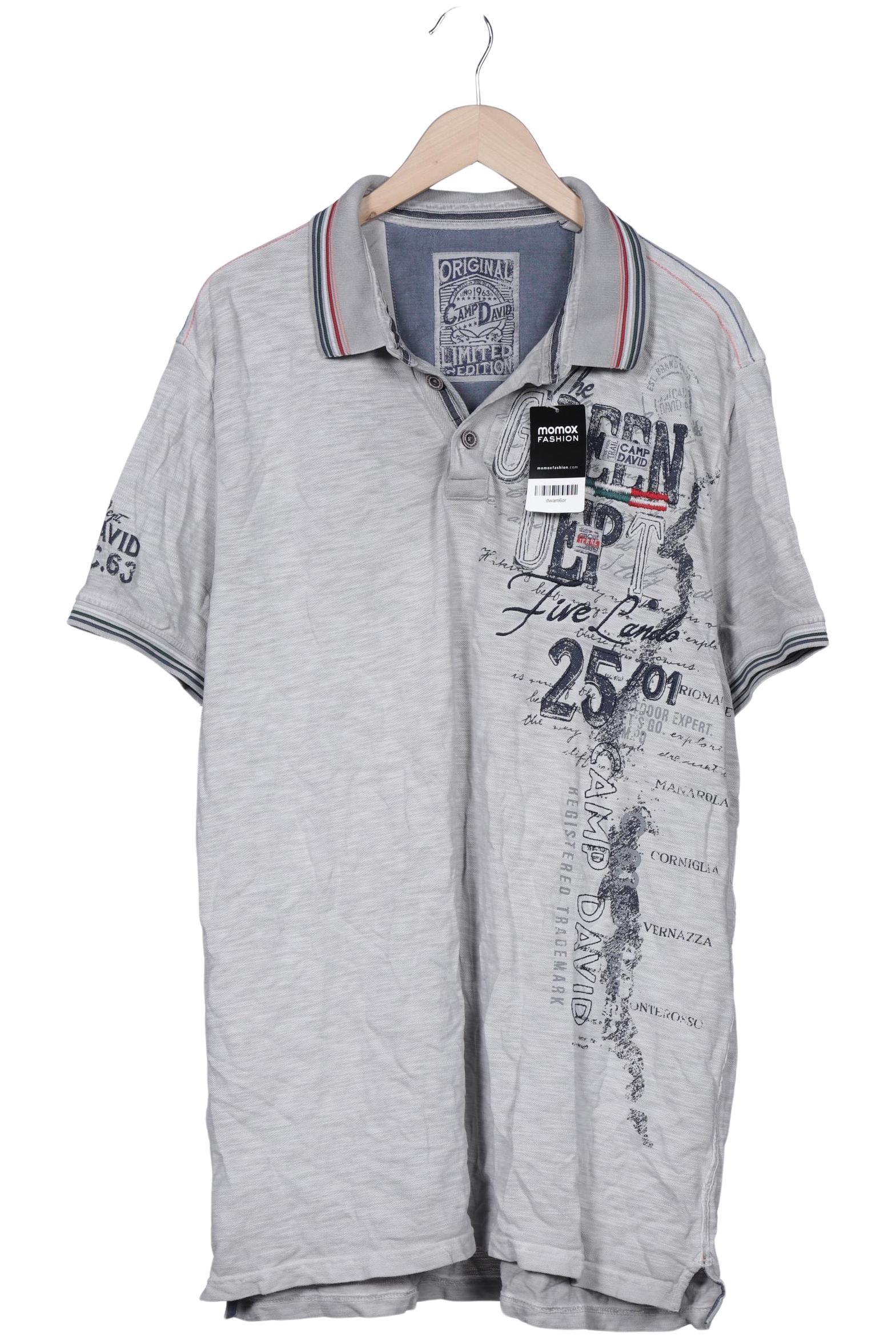 

Camp David Herren T-Shirt, grau, Gr. 58