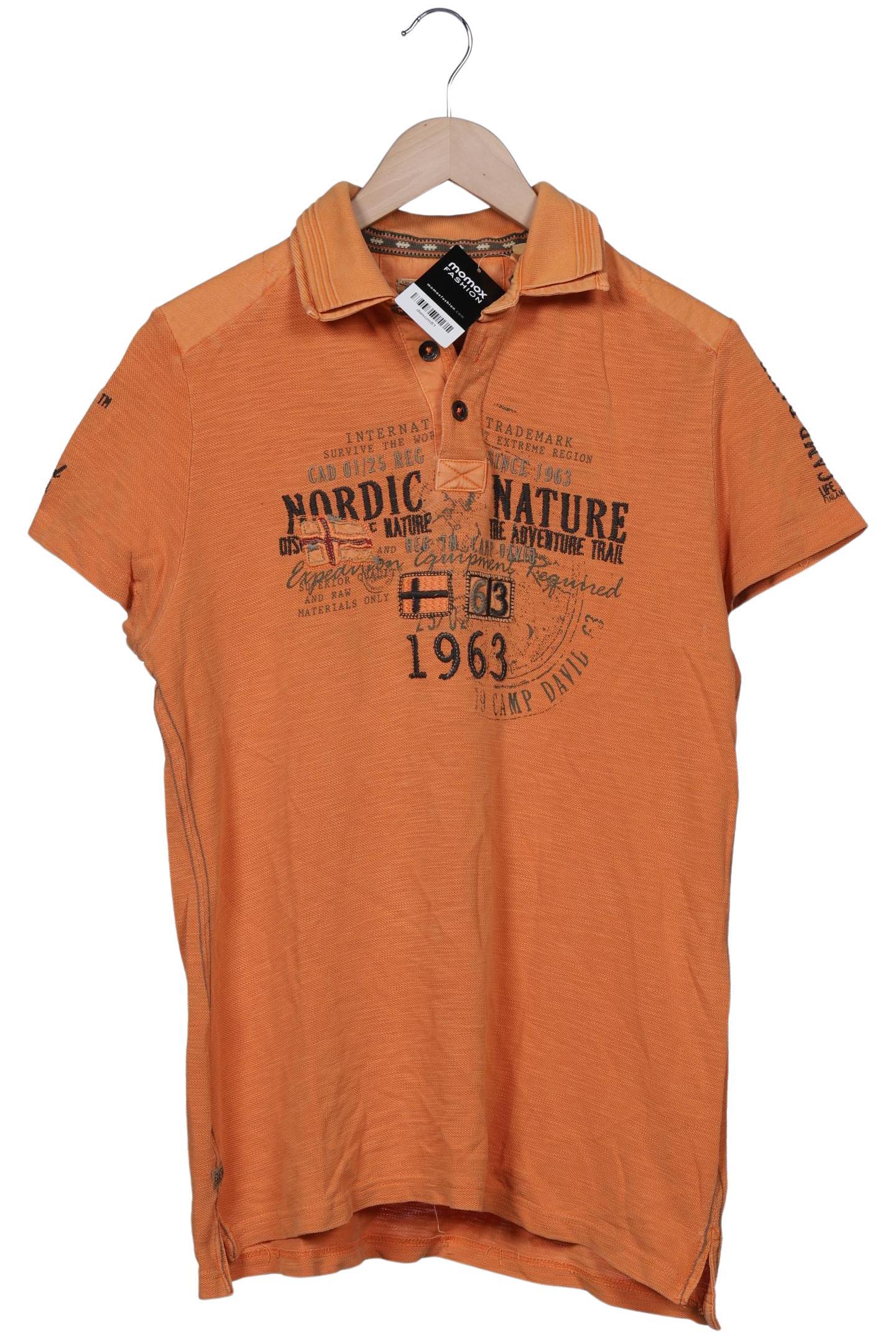 

Camp David Herren Poloshirt, orange, Gr. 48
