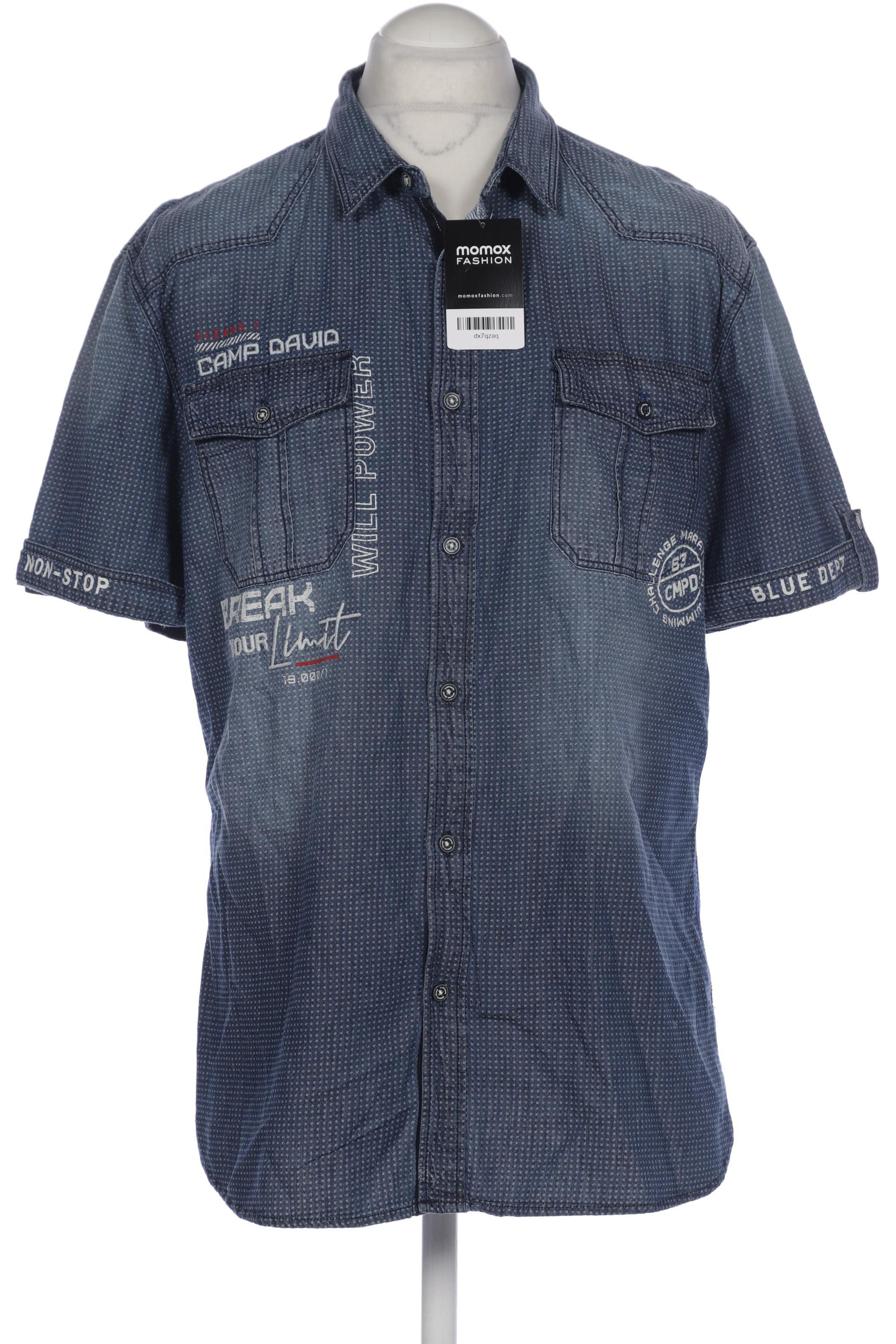 

Camp David Herren Hemd, blau, Gr. 52