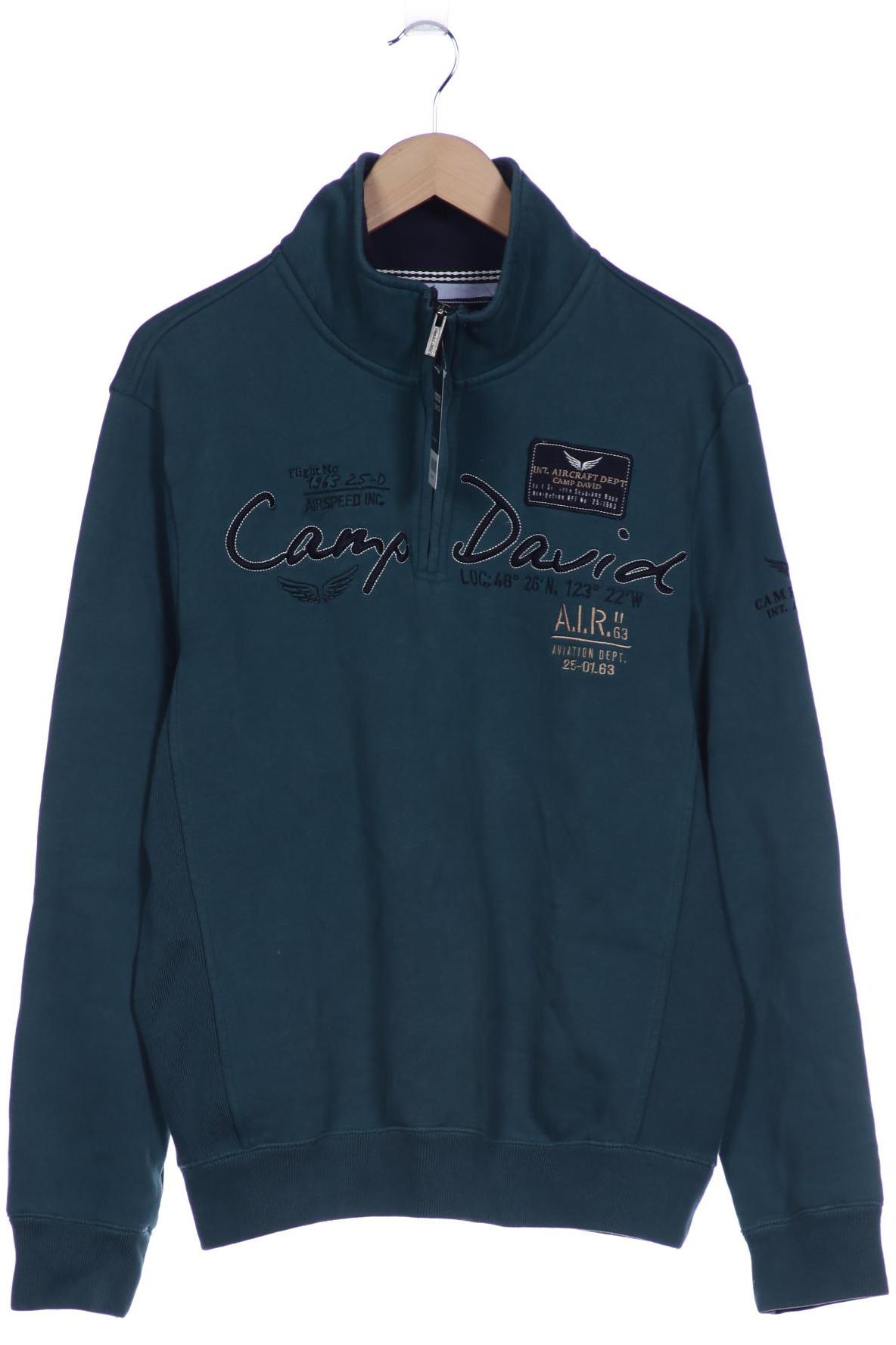 

Camp David Herren Sweatshirt, türkis