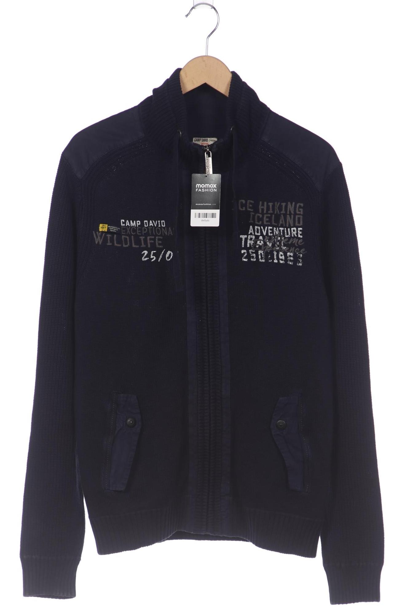 

Camp David Herren Strickjacke, marineblau, Gr. 52