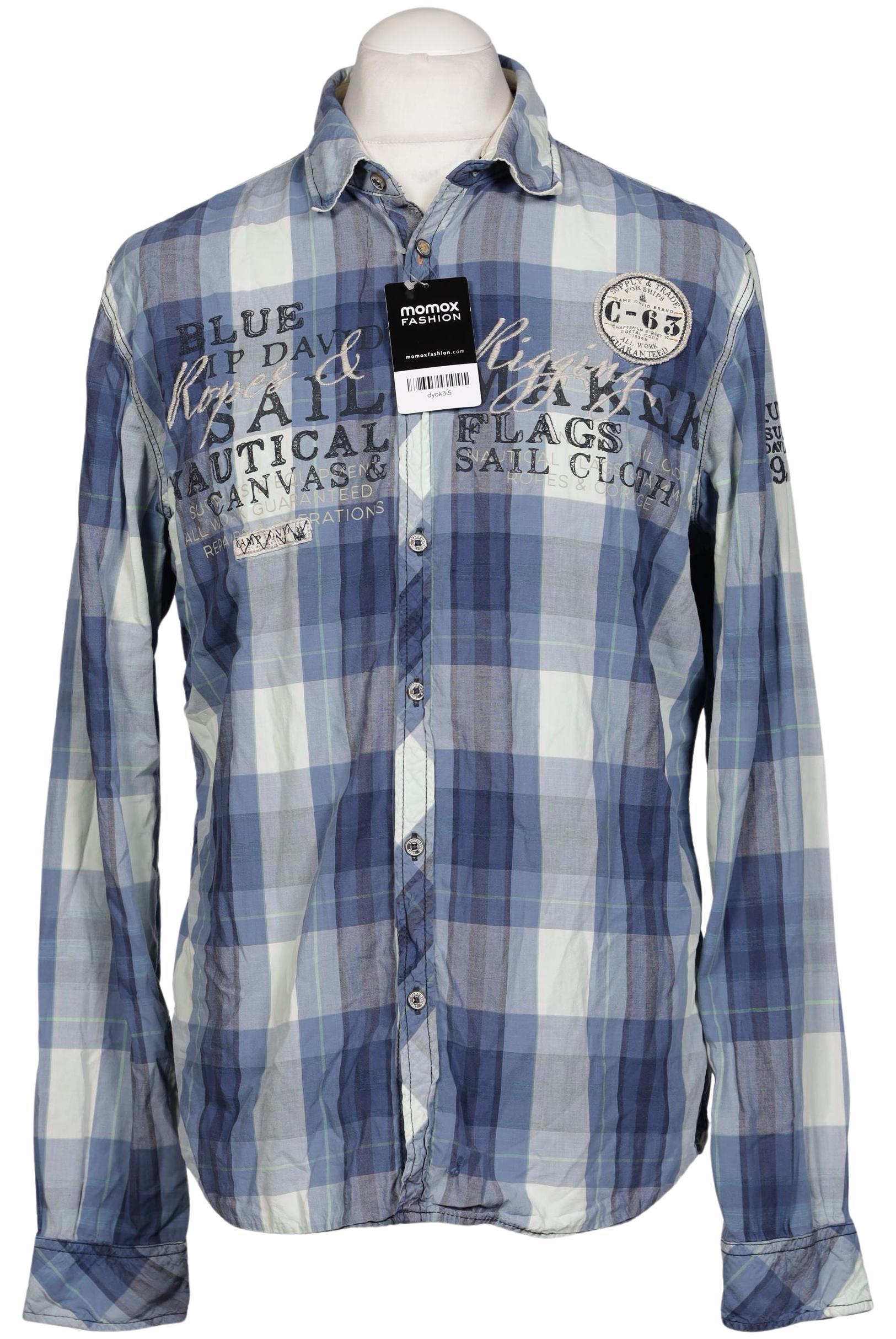 

Camp David Herren Hemd, hellblau, Gr. 52