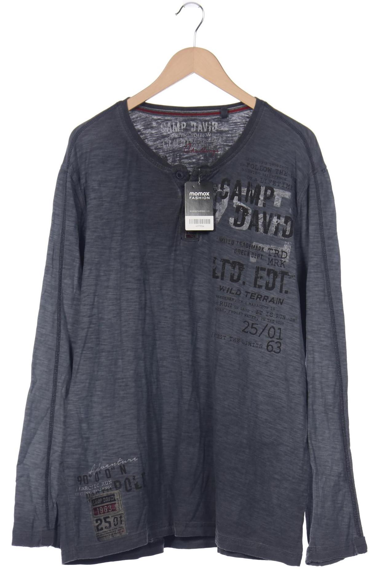 

Camp David Herren Langarmshirt, grau