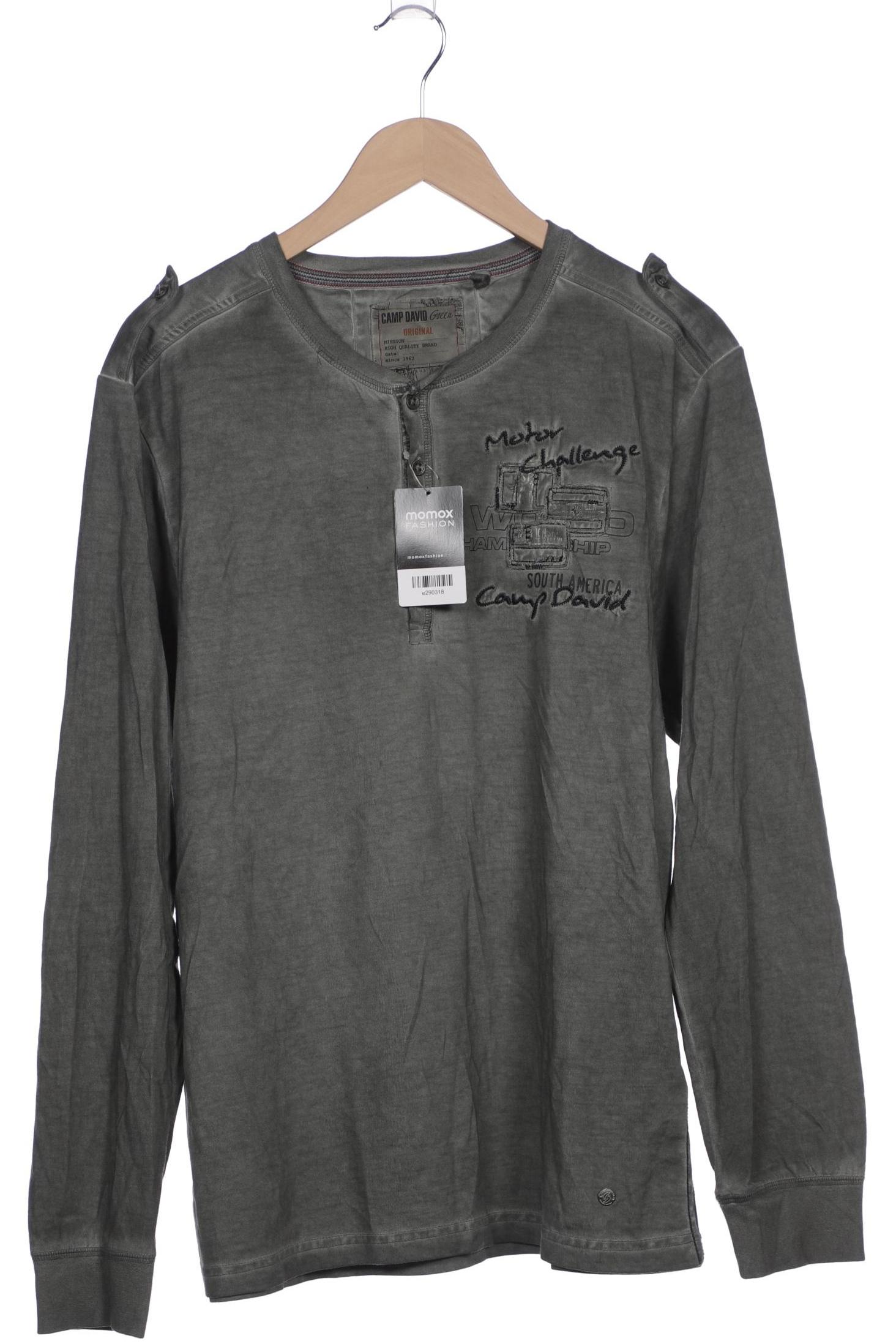 

Camp David Herren Langarmshirt, grün, Gr. 54