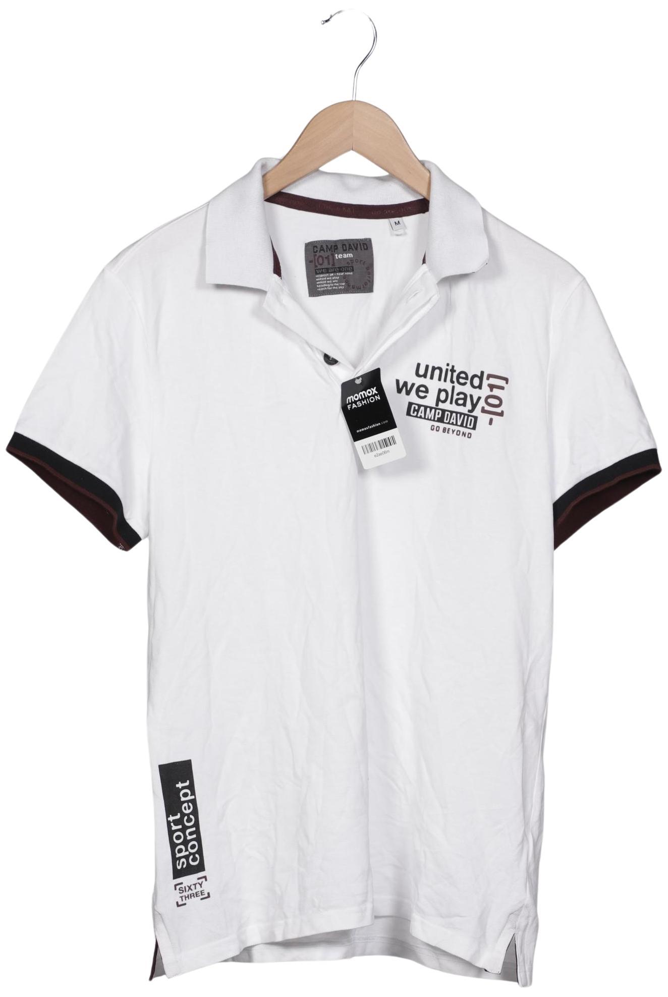 

Camp David Herren Poloshirt, weiß, Gr. 48