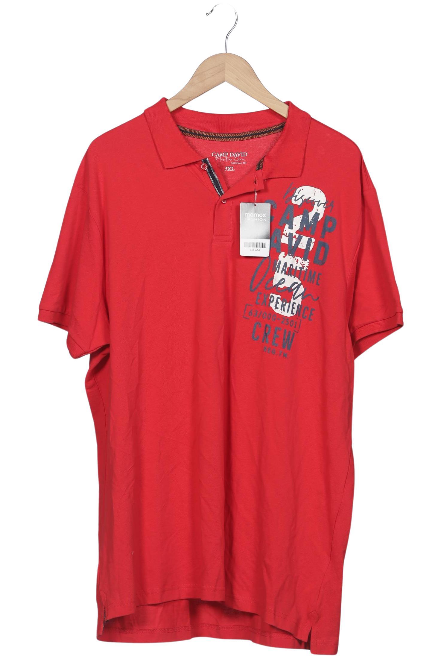 

Camp David Herren Poloshirt, rot, Gr. 58
